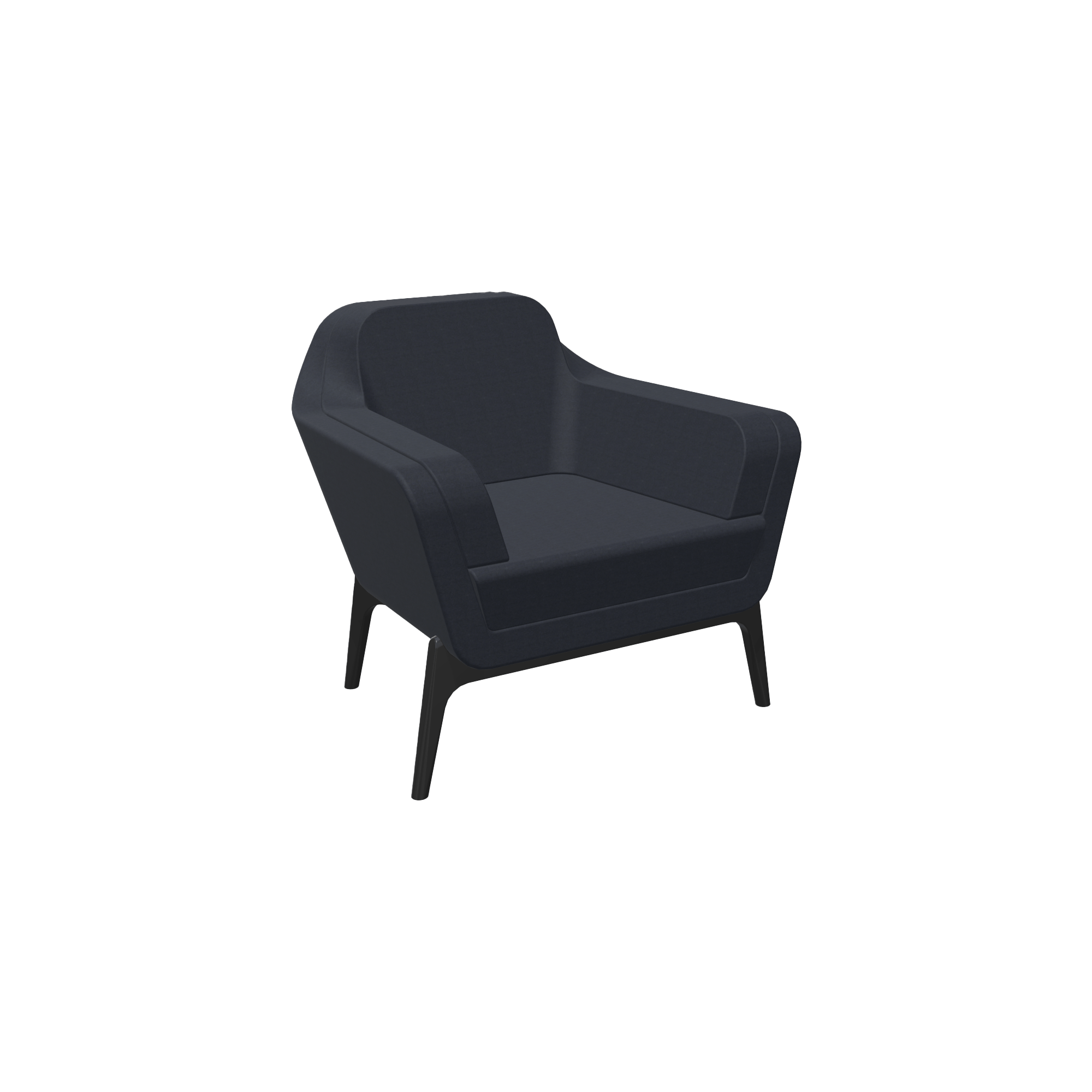A black chair