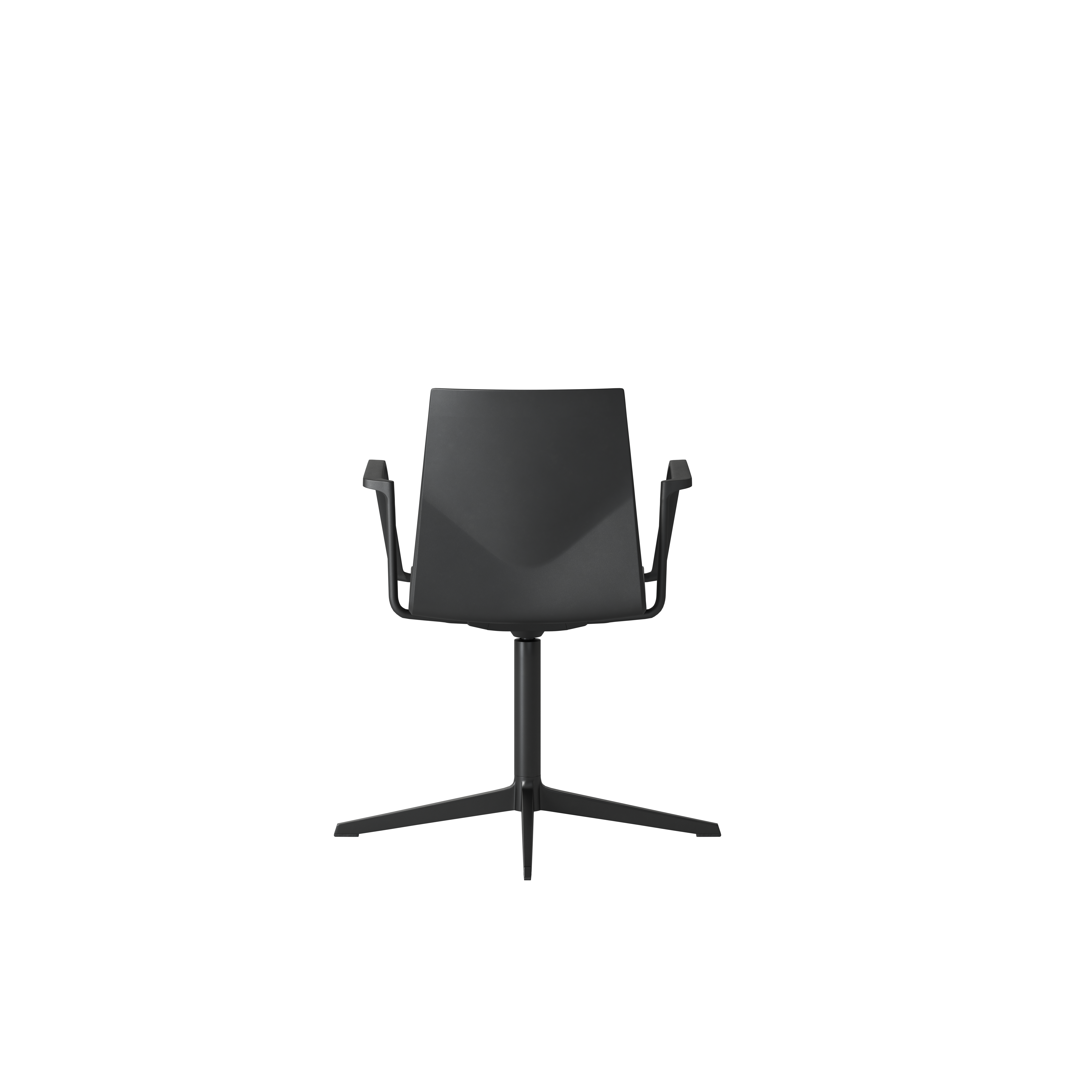 OCEE&FOUR – Chairs – FourCast 2 Evo – Plastic shell - Loop Armrest - Swivel - Packshot Image 4