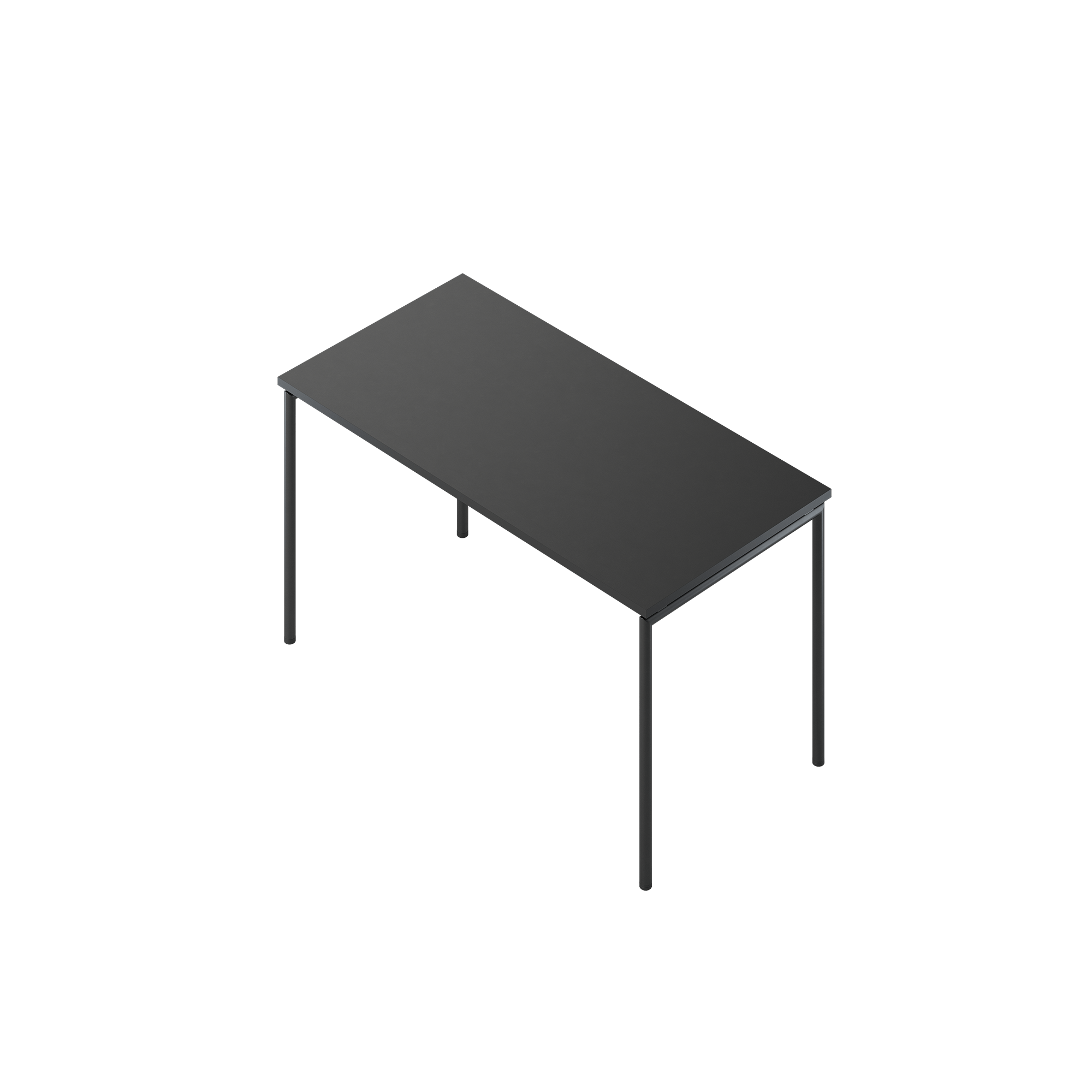 A black table