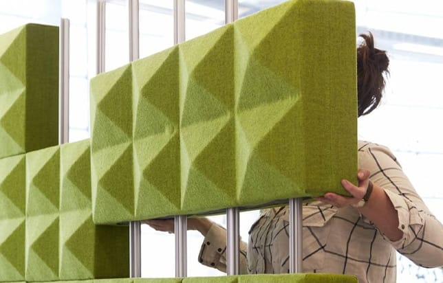 Acoustic panels for offices