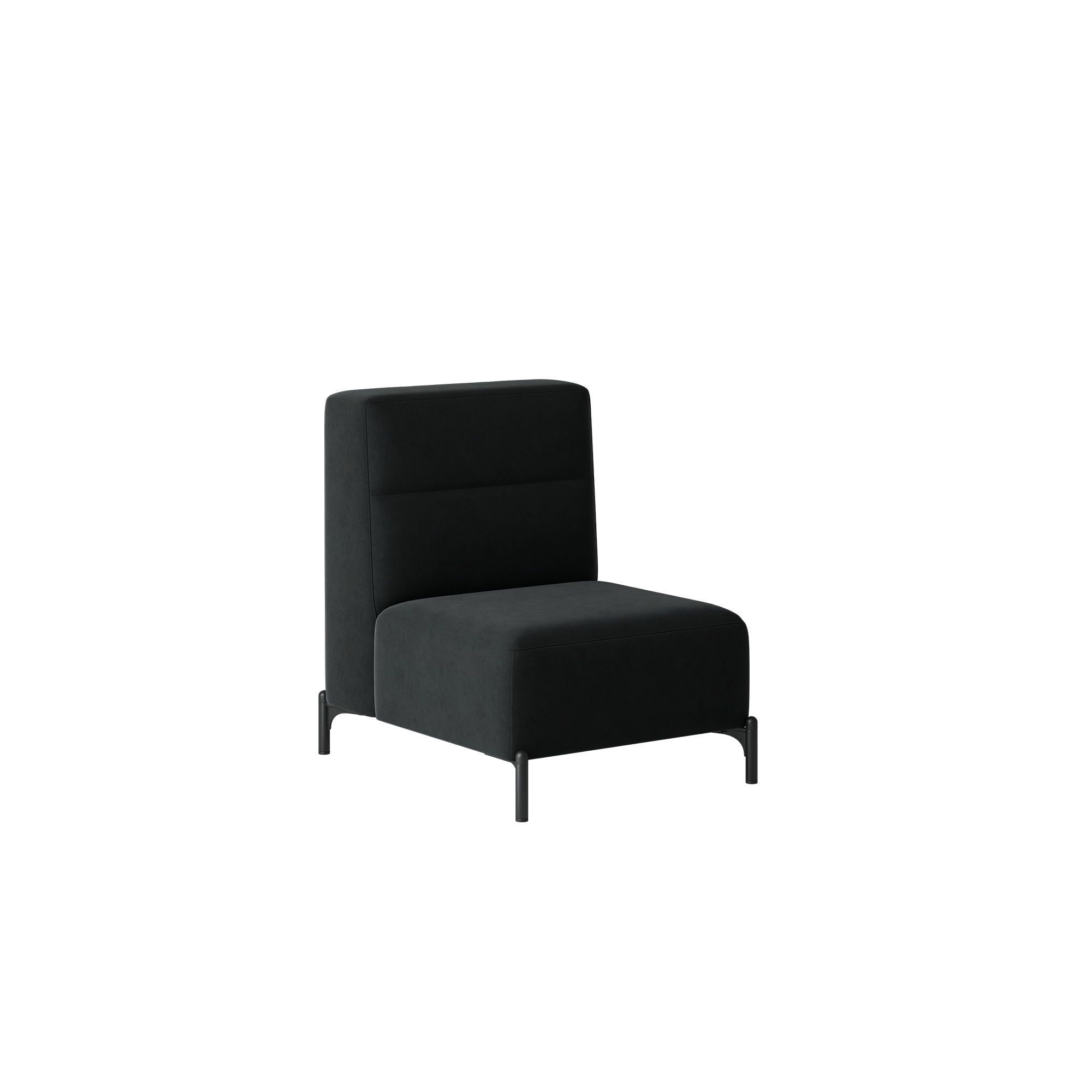 black lounge chair