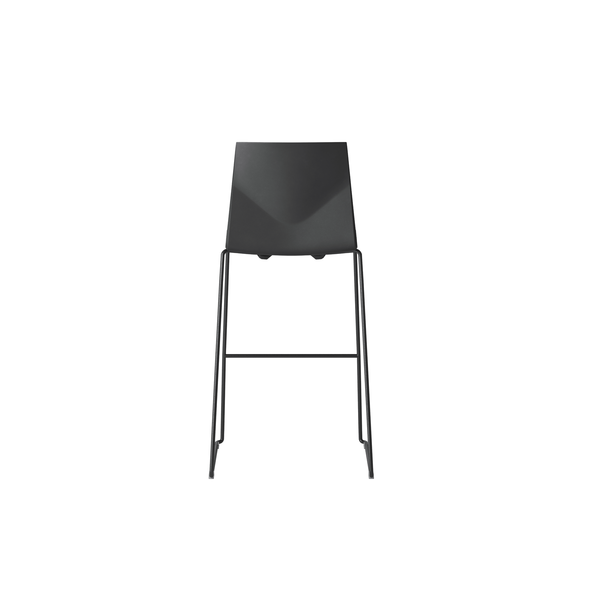 OCEE_FOUR – Chairs – FourCast 2 High – Plastic shell - Skid Frame - Packshot Image 1