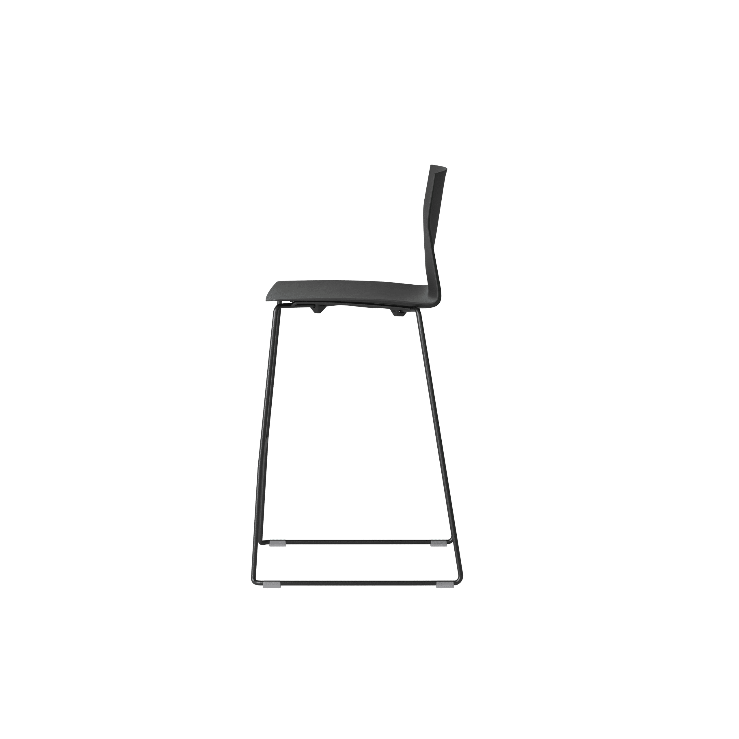 OCEE_FOUR – Chairs – FourCast 2 High – Plastic shell - Skid Frame - Packshot Image 2