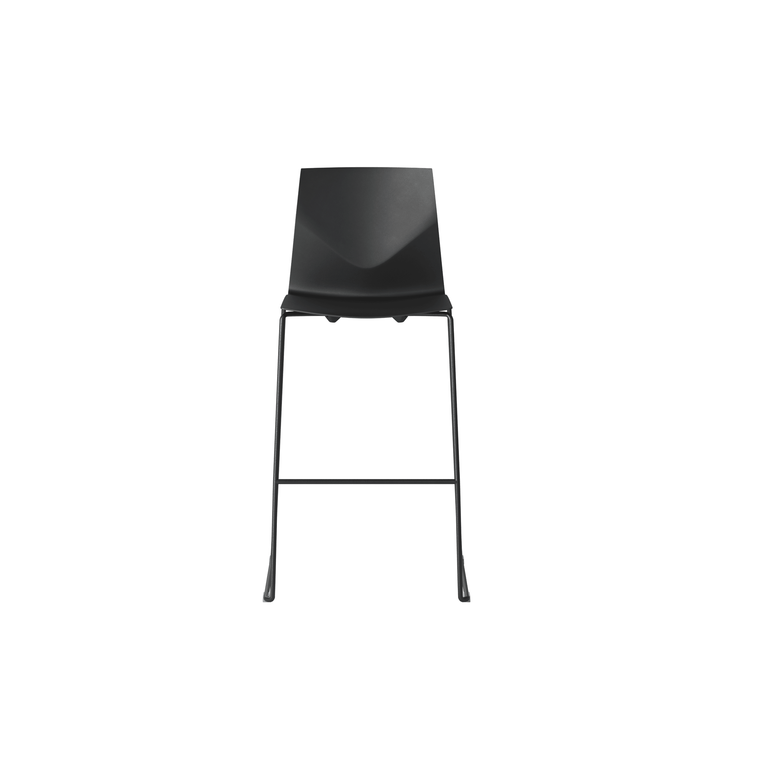 OCEE_FOUR – Chairs – FourCast 2 High – Plastic shell - Skid Frame - Packshot Image 4