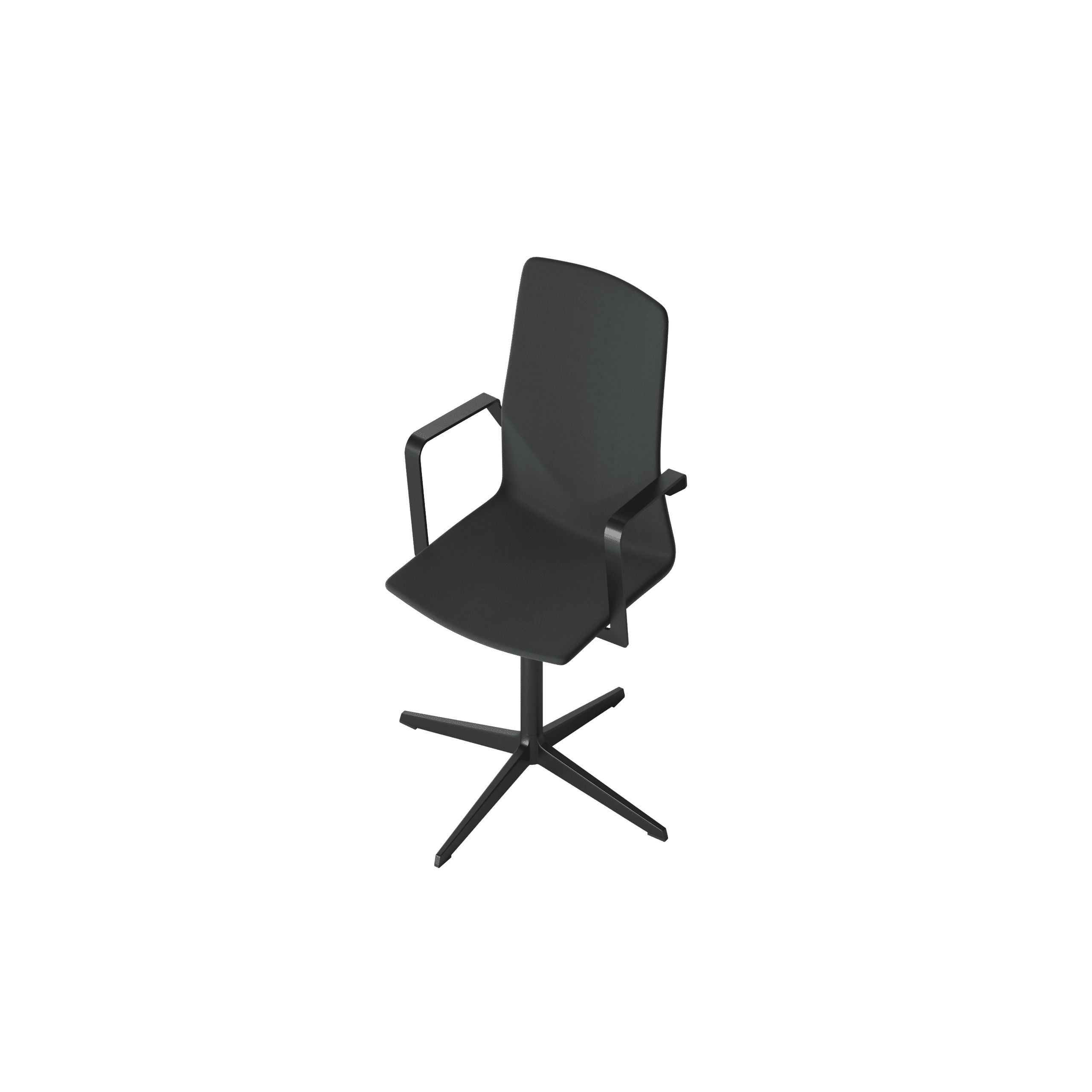 OCEE_FOUR – Chairs – FourCast 2 XL_XL Plus – Plastic shell - Fully Upholstered - Return - Packshot Image 2