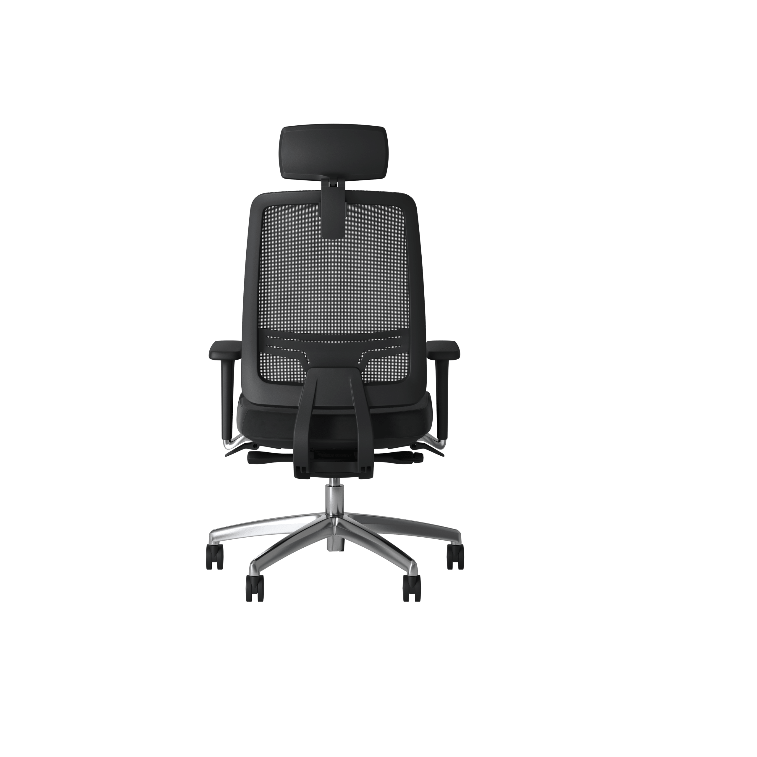 OCEE DESIGN - ABM1 - Absolute task chairwith black frame and mesh back with integral lumbar 2