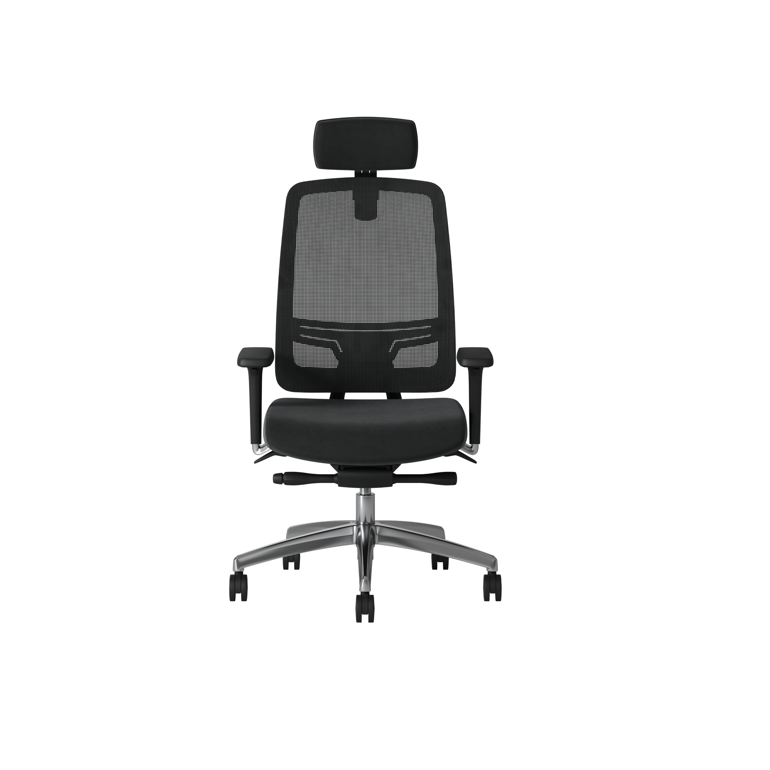 OCEE DESIGN - ABM1 - Absolute task chairwith black frame and mesh back with integral lumbar 3