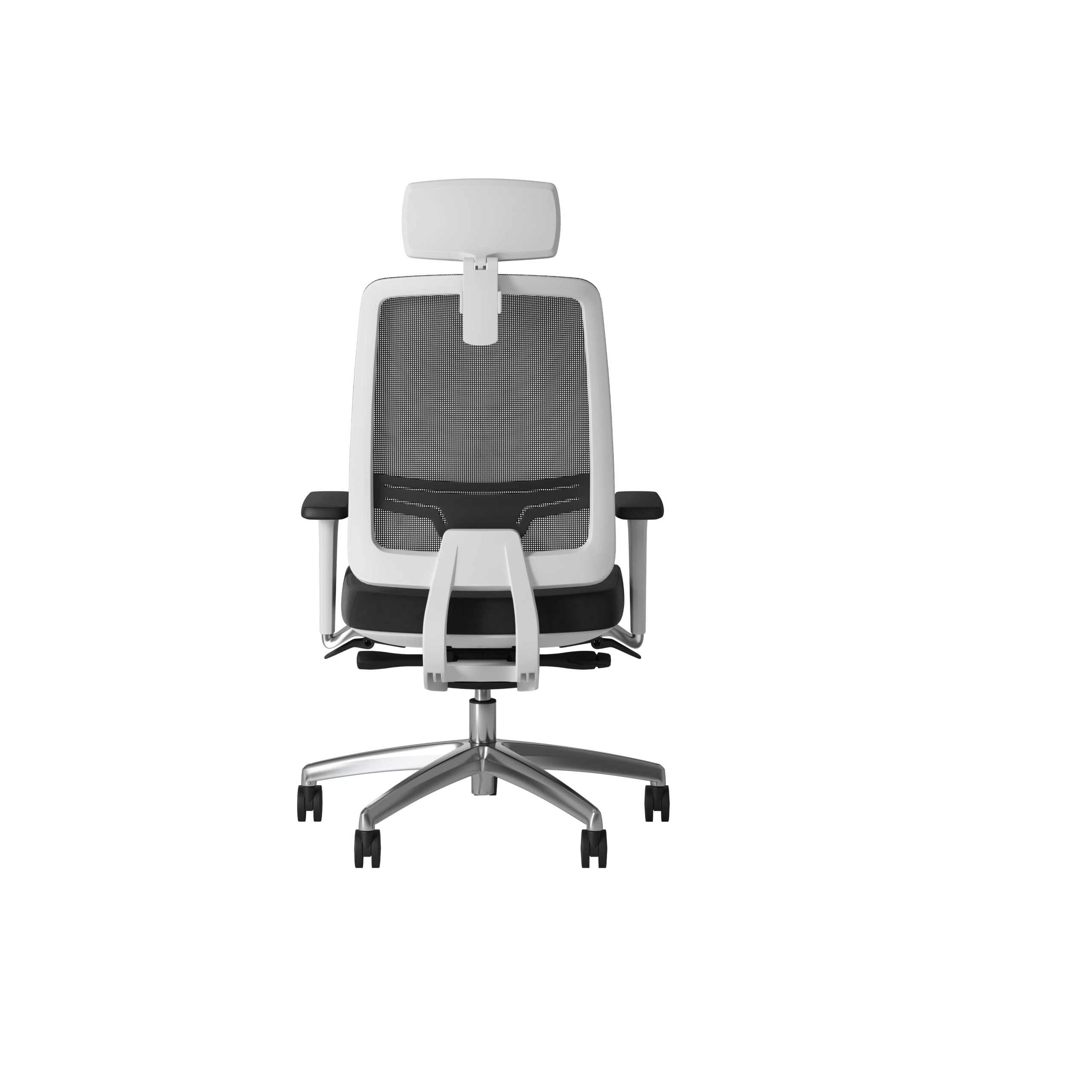 OCEE DESIGN - ABM1W - Absolute mesh back task chair with white frame 2