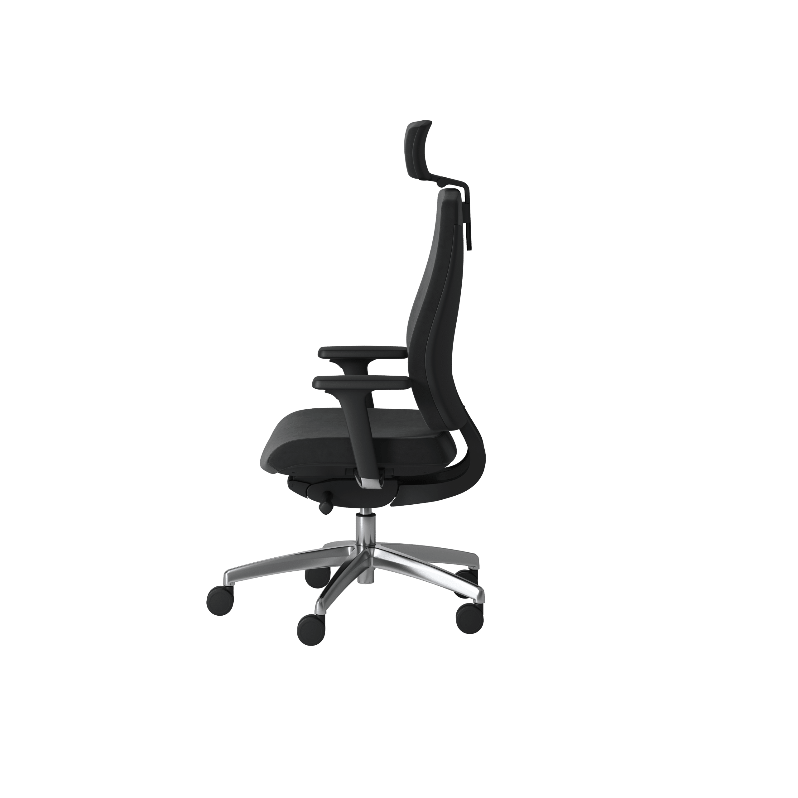 OCEE DESIGN - ABUP1 - Absolute task chair with black frame fully upholsered with integral lumbar 4