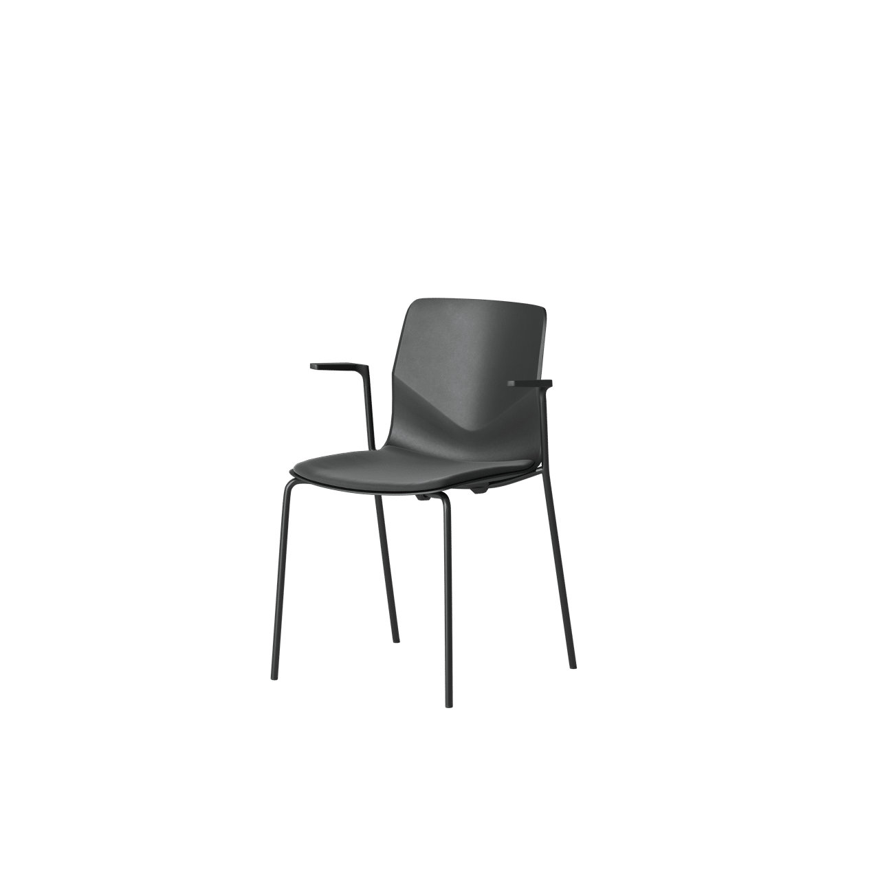 Eco-labelled, stackable office chair | FourSure® 44