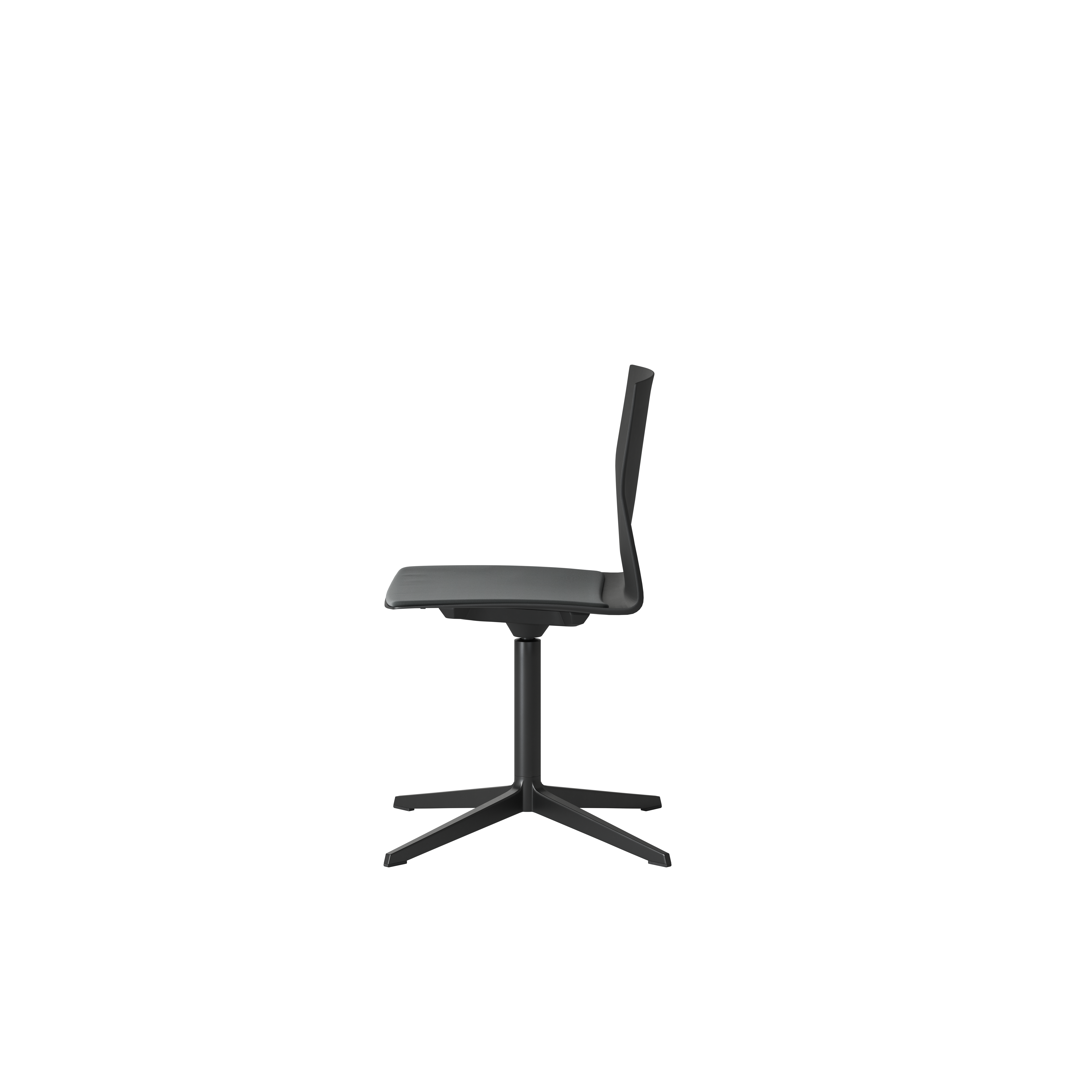 OCEE&FOUR – Chairs – FourCast 2 Evo – Plastic shell - Seat Pad - Aluminium Frame - Swivel Frame - Packshot Image 2