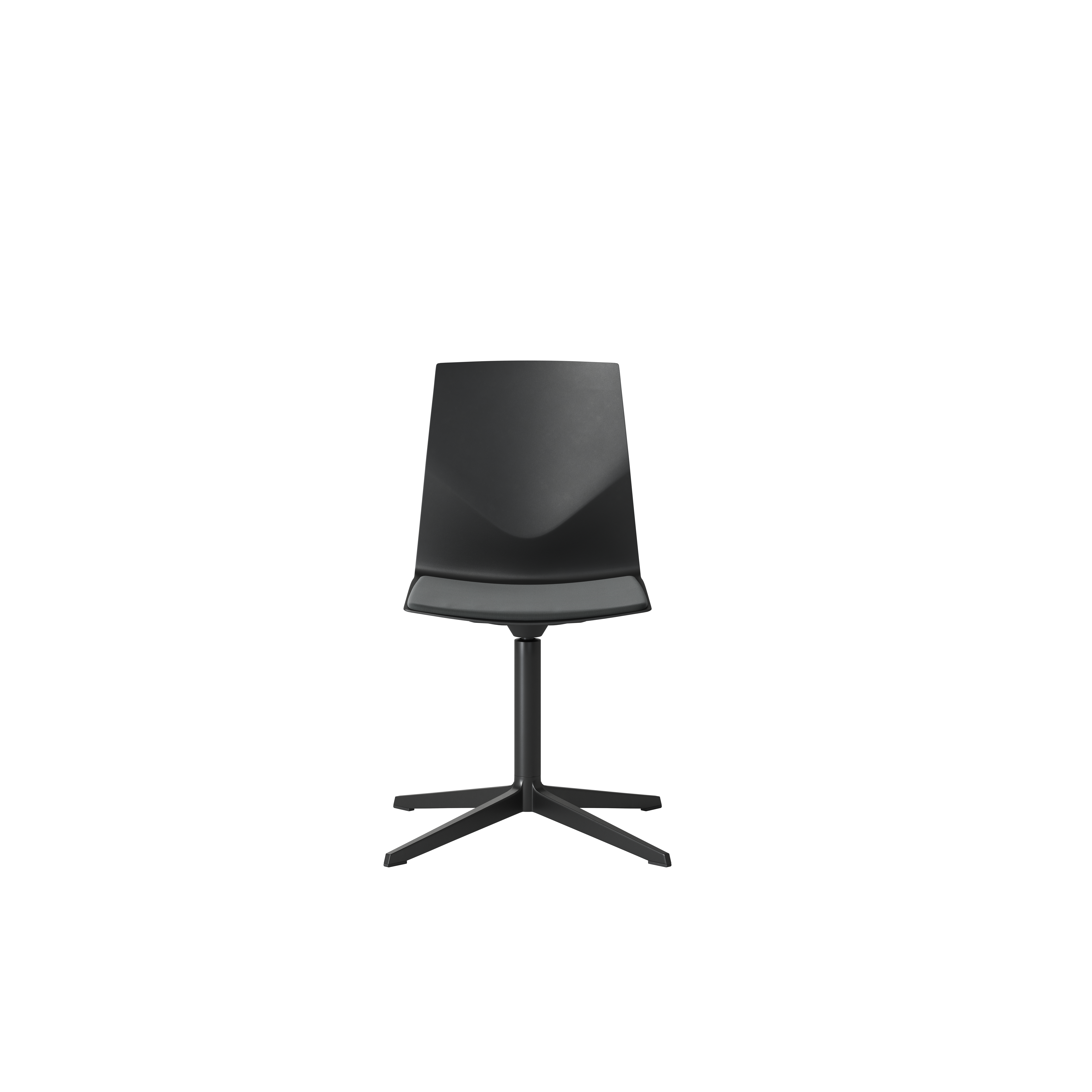 OCEE&FOUR – Chairs – FourCast 2 Evo – Plastic shell - Seat Pad - Aluminium Frame - Swivel Frame - Packshot Image 4