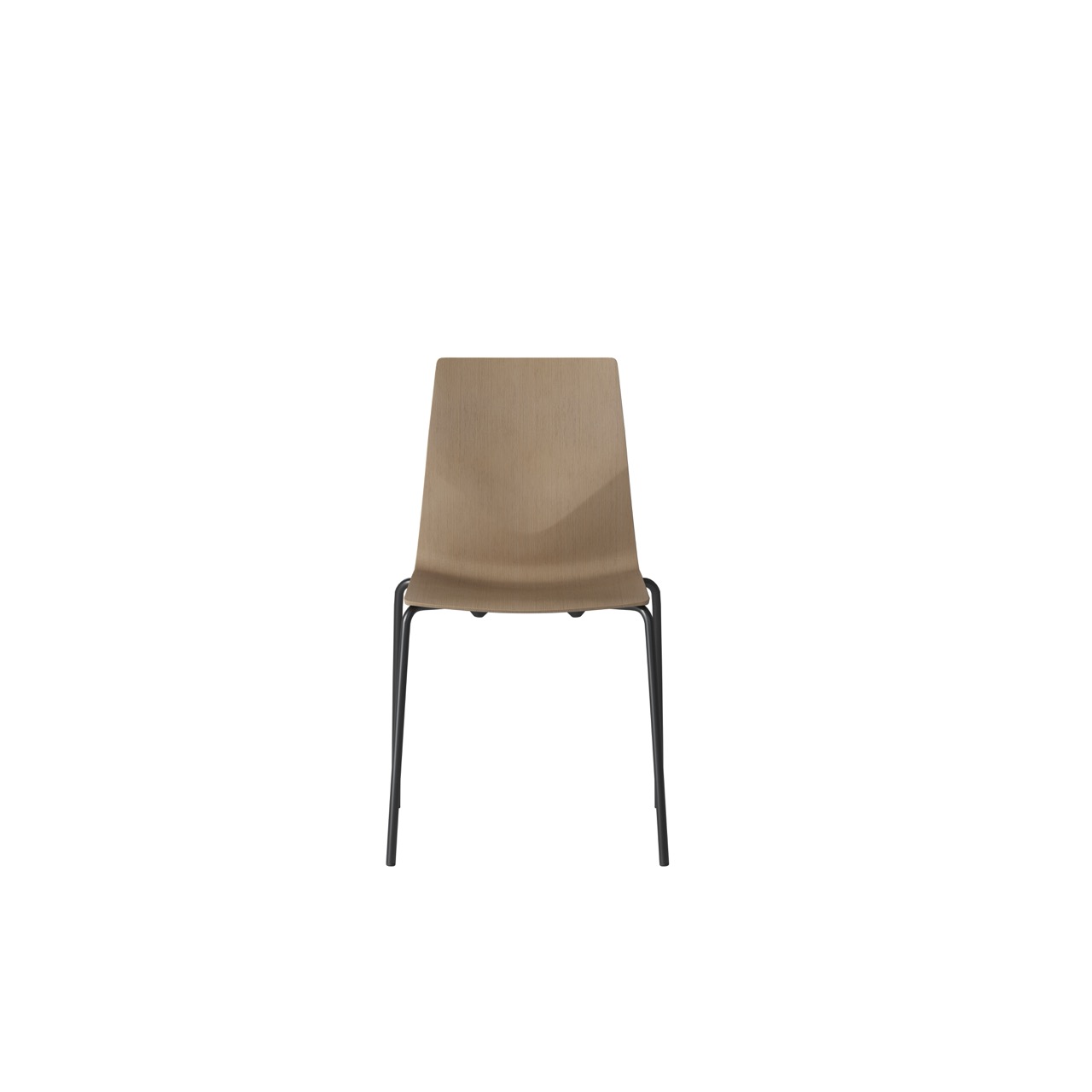 OCEE&FOUR – Chairs – FourCast 2 Four – Veneer shell - Packshot Image 5 Large