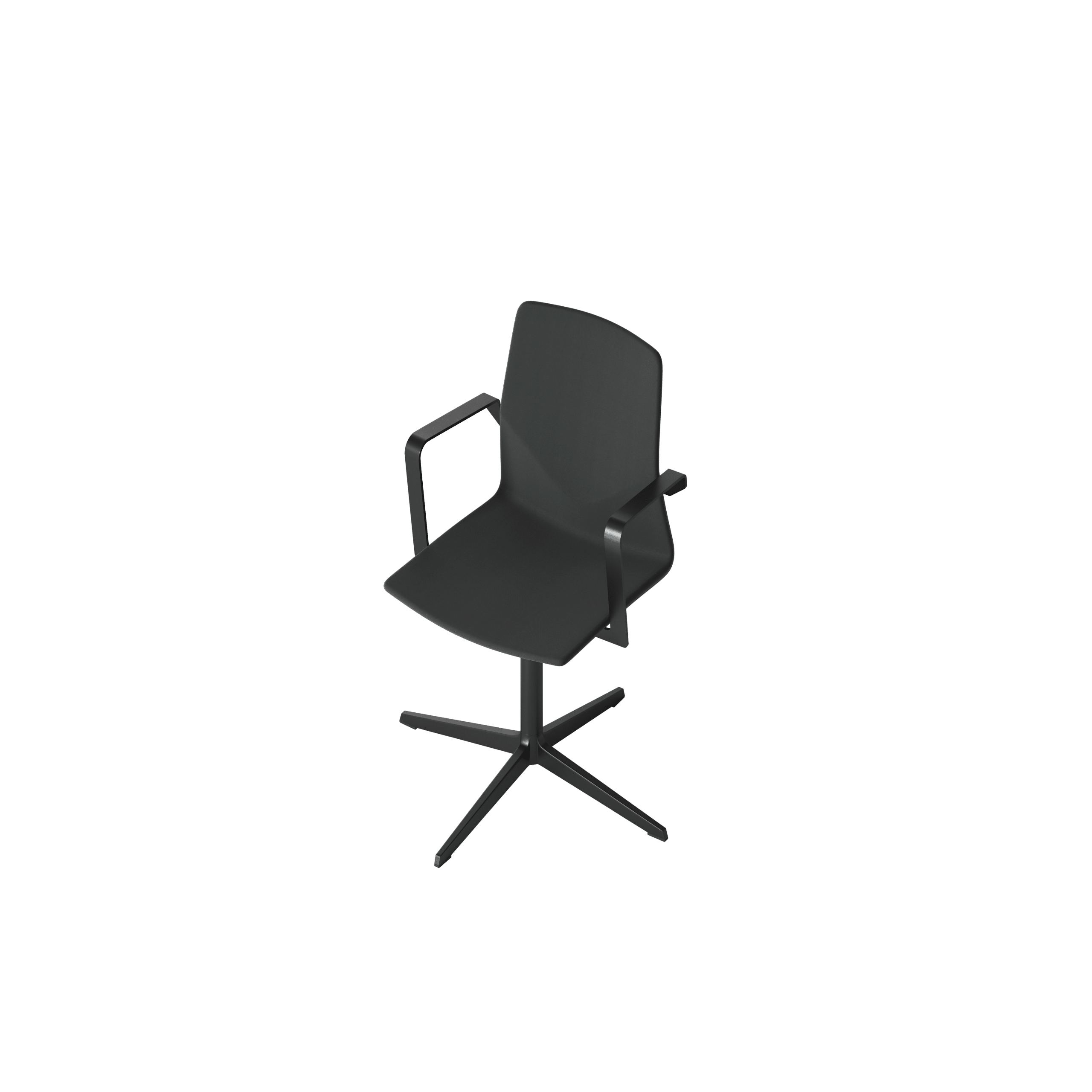 OCEE&FOUR – Chairs – FourCast 2 XL_XL Plus – Plastic shell - Fully Upholstered - Return - Packshot Image 9