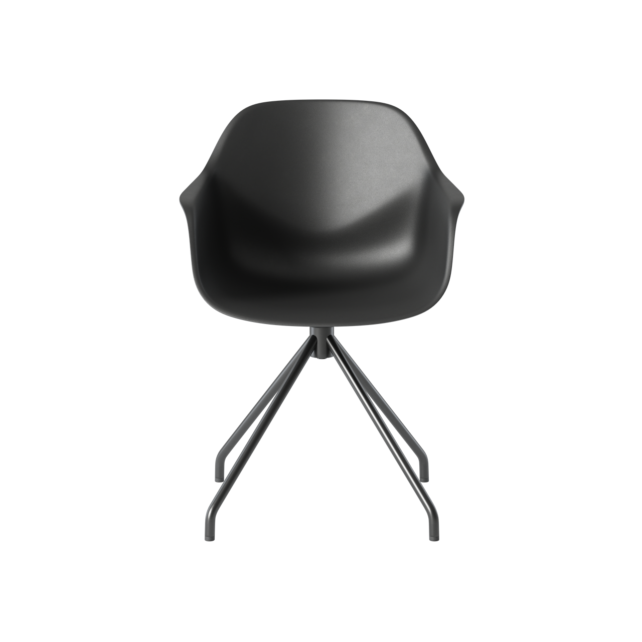 OCEE&FOUR – Chairs – FourMe 11 – Plastic shell - Swivel Frame - Packshot Image 2 Large