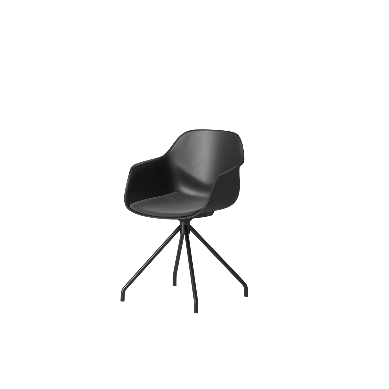OCEE&FOUR – Chairs – FourMe 11 – Seat Pad - Swivel Frame - Packshot Image 1 Large