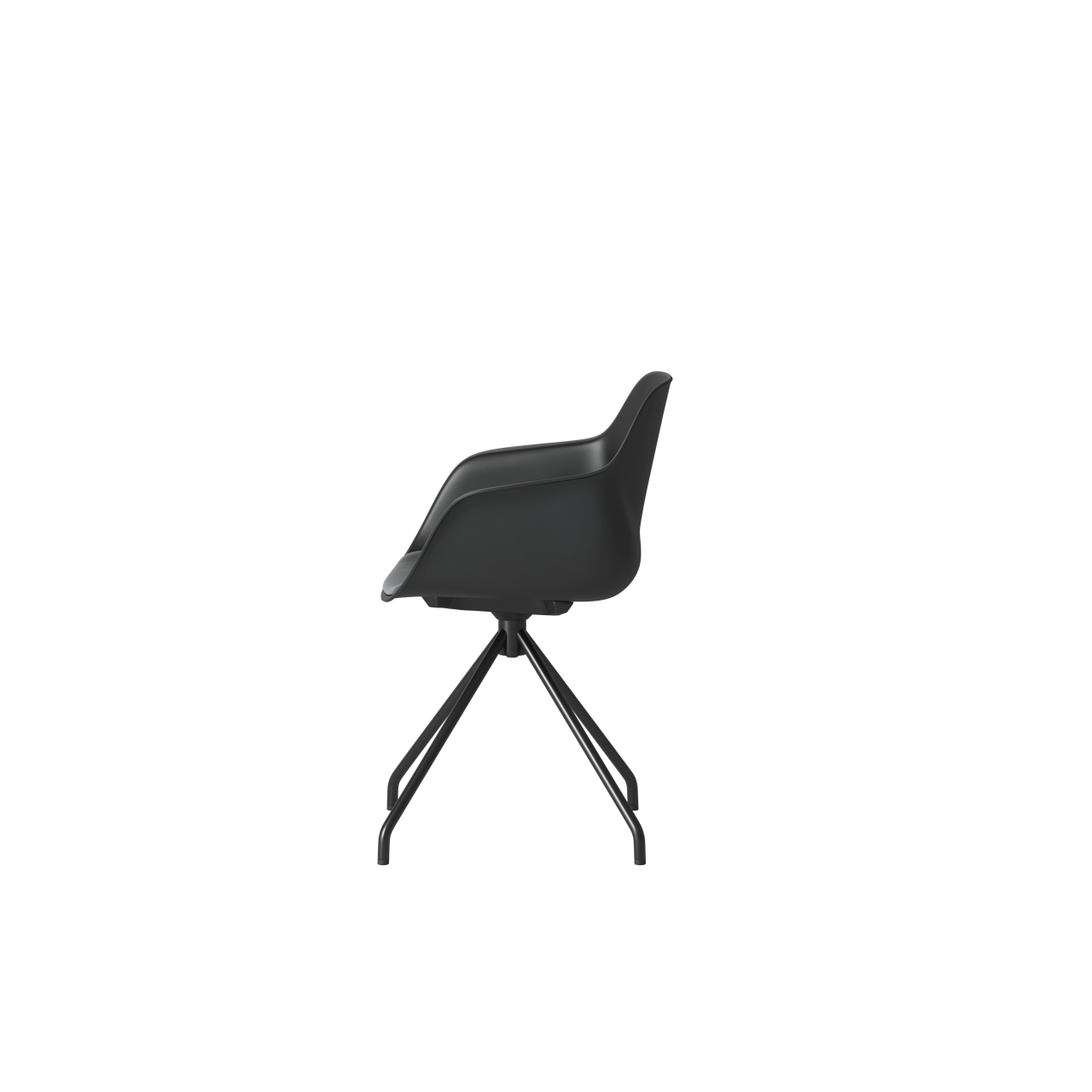 OCEE&FOUR – Chairs – FourMe 11 – Seat Pad - Swivel Frame - Packshot Image 2 Large