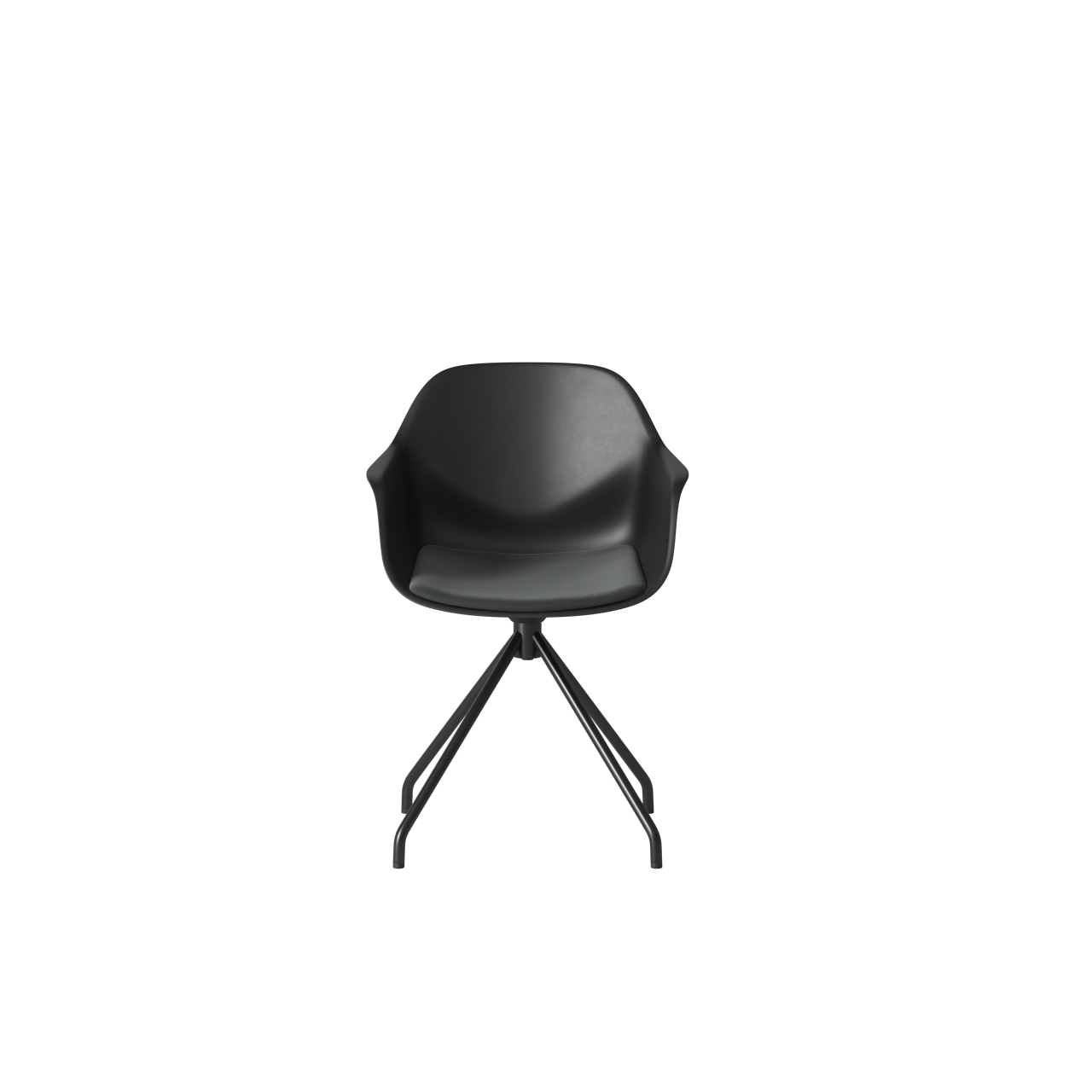 OCEE&FOUR – Chairs – FourMe 11 – Seat Pad - Swivel Frame - Packshot Image 5 Large