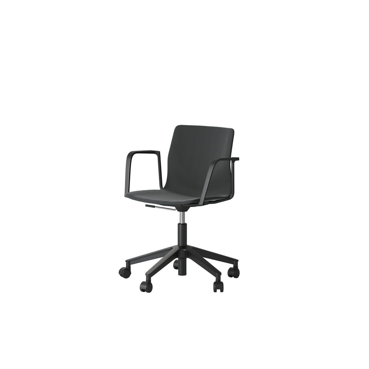 OCEE&FOUR – Chairs – FourSure 66 – Fully Upholstered - Castors - Gas Lift - Free Float - Loop Armrest - Packshot Image 1 Large