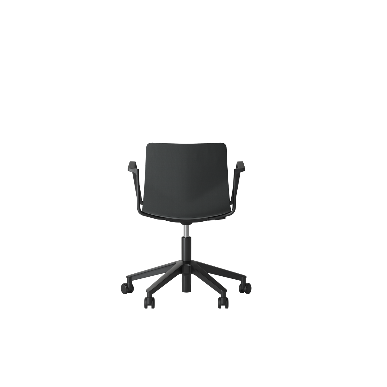 OCEE&FOUR – Chairs – FourSure 66 – Fully Upholstered - Castors - Gas Lift - Free Float - Loop Armrest - Packshot Image 3 Large