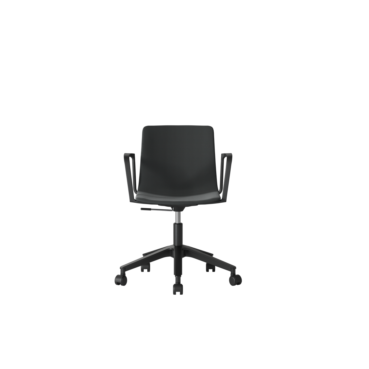 OCEE&FOUR – Chairs – FourSure 66 – Fully Upholstered - Castors - Gas Lift - Free Float - Loop Armrest - Packshot Image 5 Large
