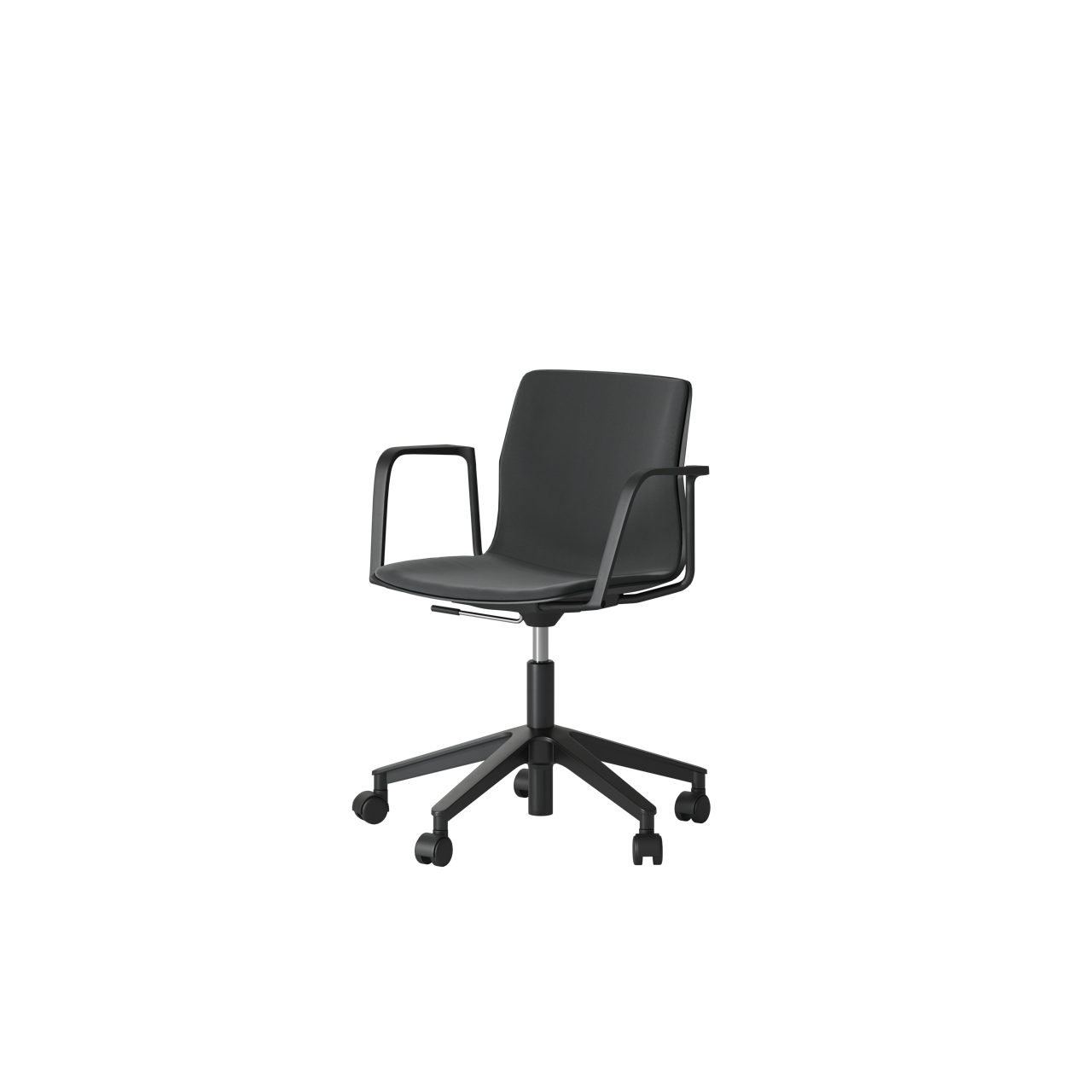 OCEE&FOUR – Chairs – FourSure 66 – Inner Upholstery - Castors - Gas Lift - Free Float - Loop Armrest - Packshot Image 1 Large
