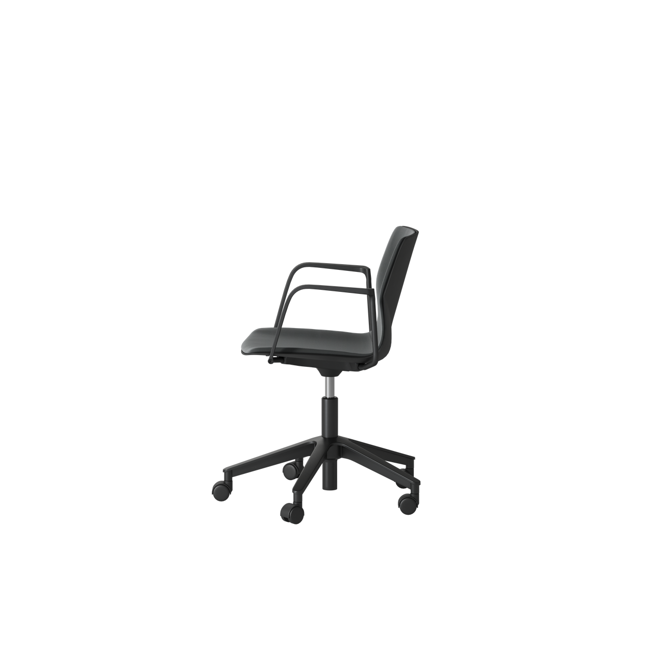 OCEE&FOUR – Chairs – FourSure 66 – Inner Upholstery - Castors - Gas Lift - Free Float - Loop Armrest - Packshot Image 2 Large