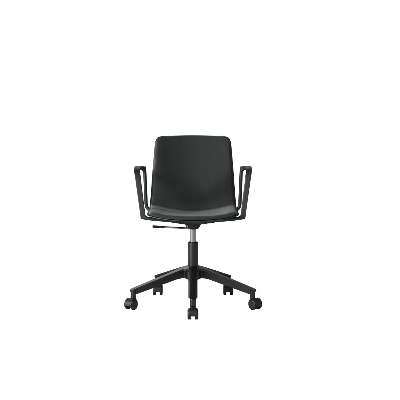 OCEE&FOUR – Chairs – FourSure 66 – Inner Upholstery - Castors - Gas Lift - Free Float - Loop Armrest - Packshot Image 5 Large