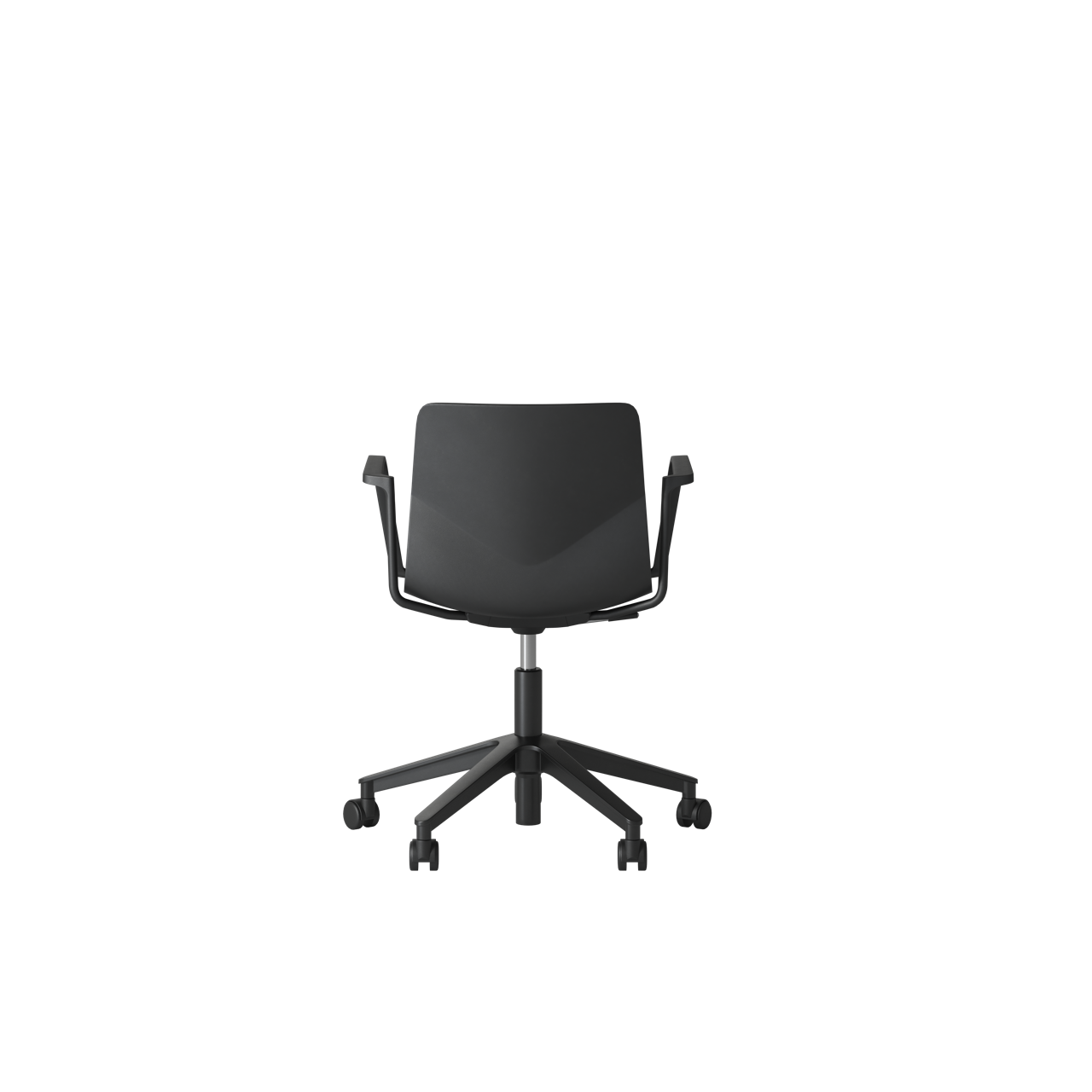 OCEE&FOUR – Chairs – FourSure 66 – Seat Pad - Castors - Gas Lift - Free Float - Loop Armrest - Packshot Image 3 Large
