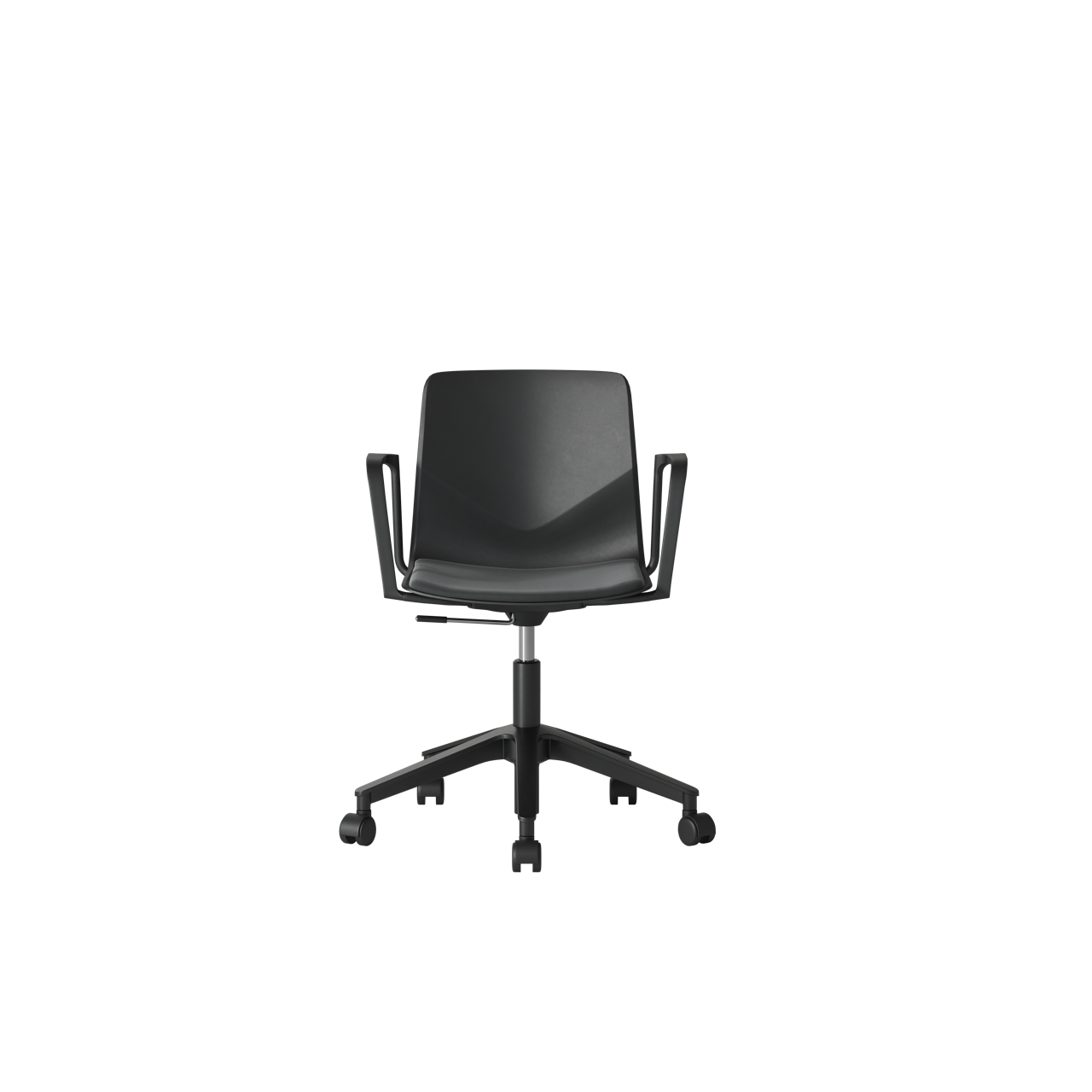OCEE&FOUR – Chairs – FourSure 66 – Seat Pad - Castors - Gas Lift - Free Float - Loop Armrest - Packshot Image 5 Large