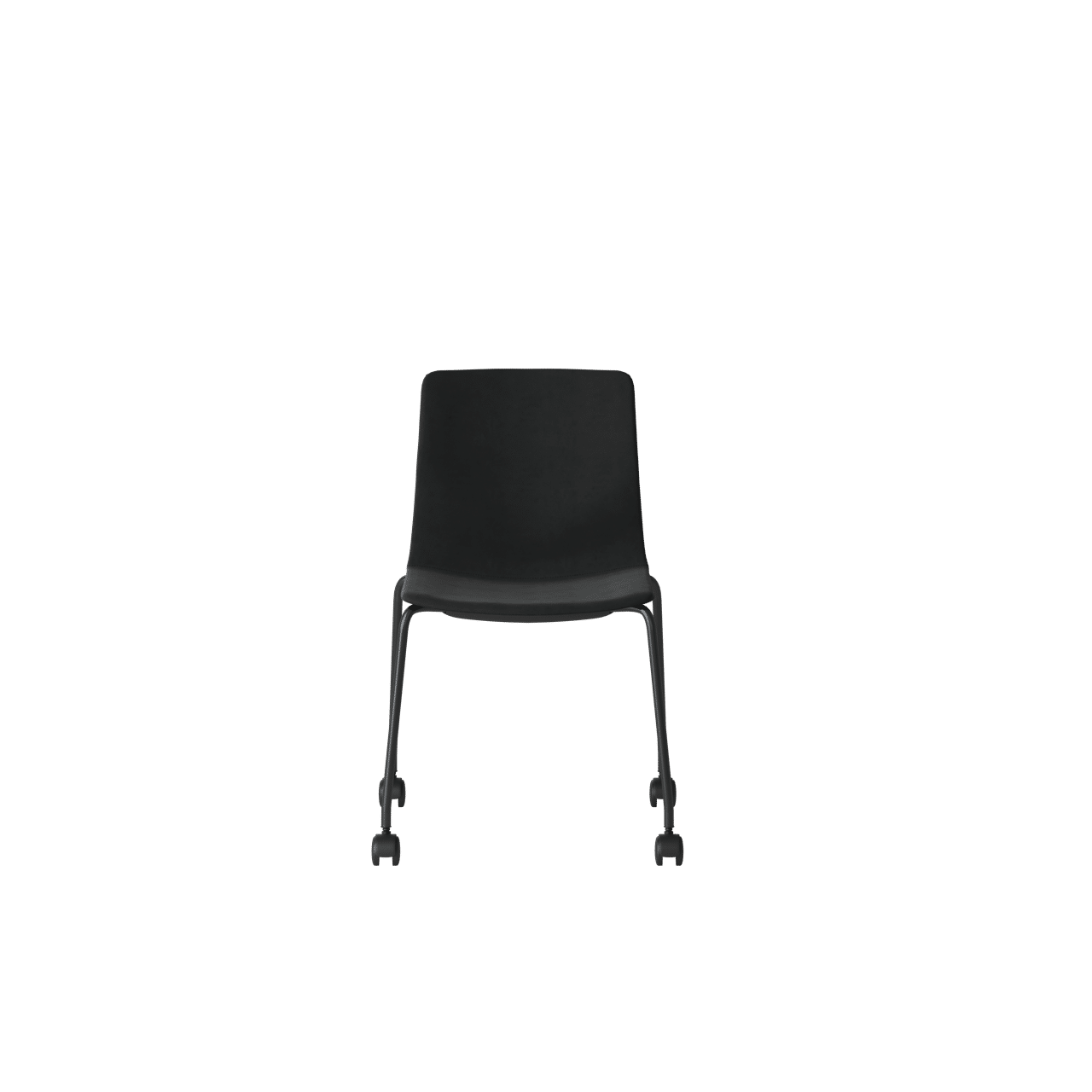 OCEE&FOUR – Chairs – FourSure 77 – Plastic shell - Fully Upholstered - Castors - Packshot Image 3 Large