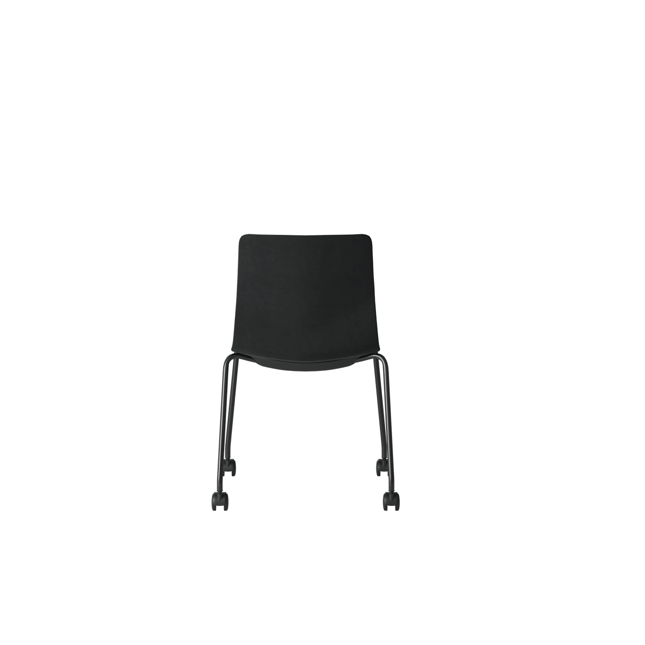 OCEE&FOUR – Chairs – FourSure 77 – Plastic shell - Fully Upholstered - Castors - Packshot Image 4 Large