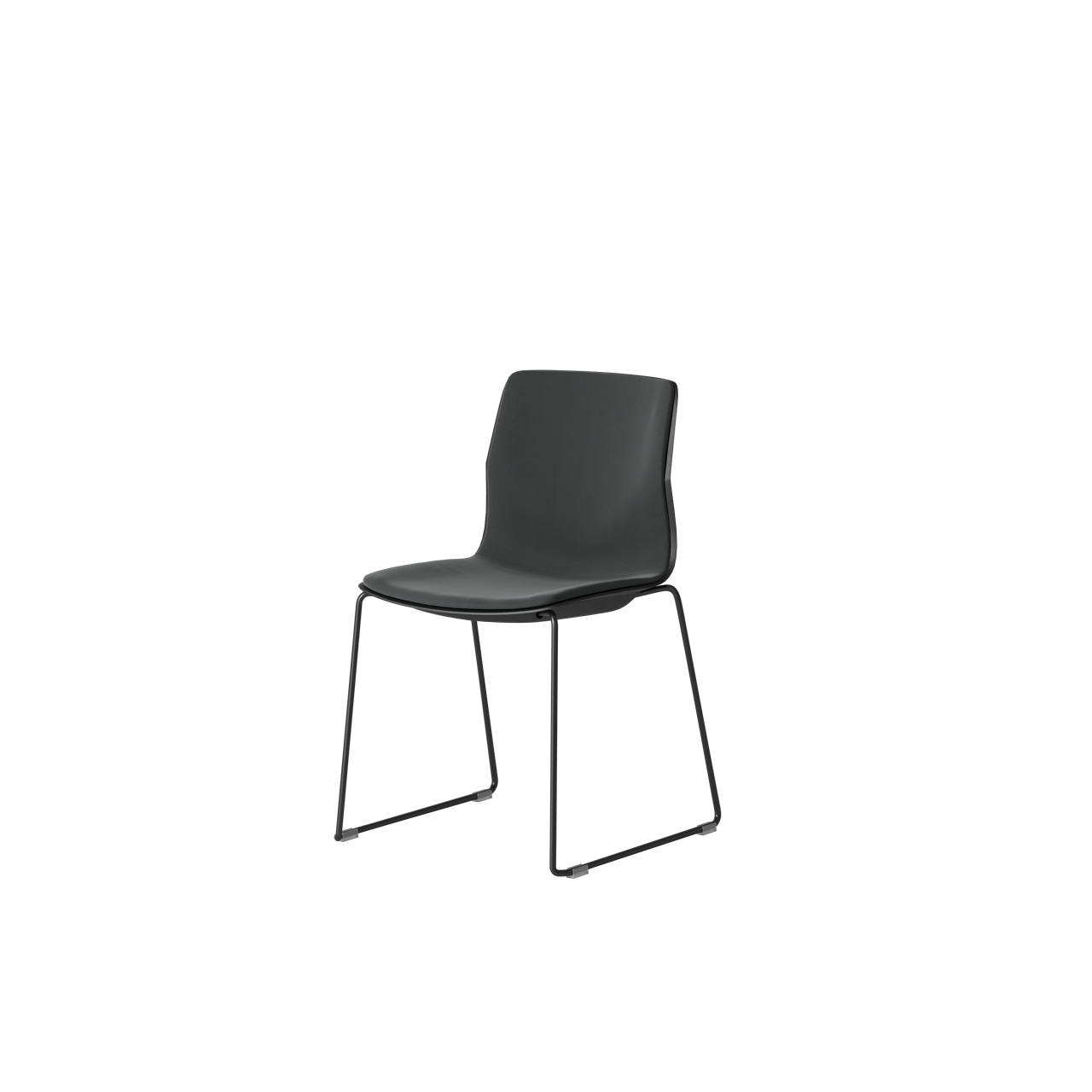 OCEE&FOUR – Chairs – FourSure 88 – Plastic shell - Inner Upholstery - Skid frame - Packshot Image 2 Large