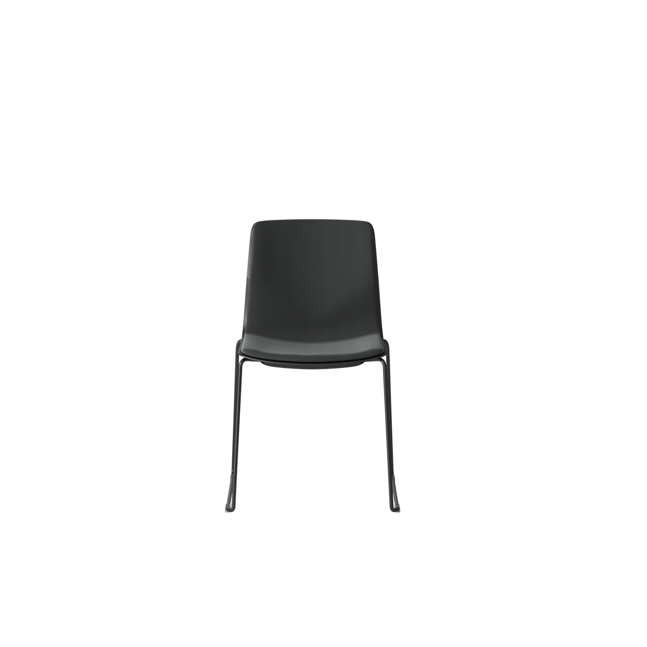 OCEE&FOUR – Chairs – FourSure 88 – Plastic shell - Inner Upholstery - Skid frame - Packshot Image 5 Large
