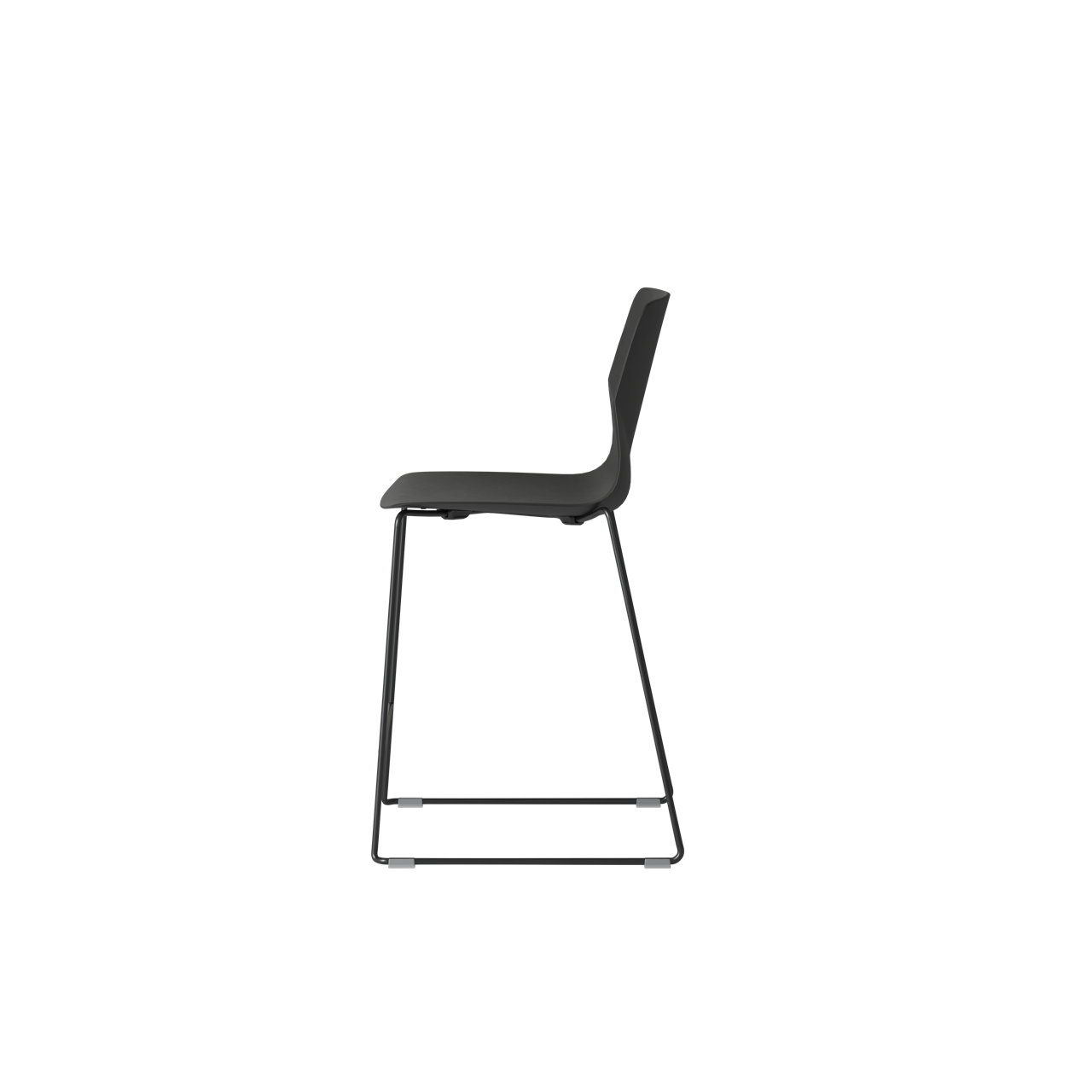 OCEE&FOUR – Chairs – FourSure 90 – Plastic shell - Skid Frame - Packshot Image 5 Large