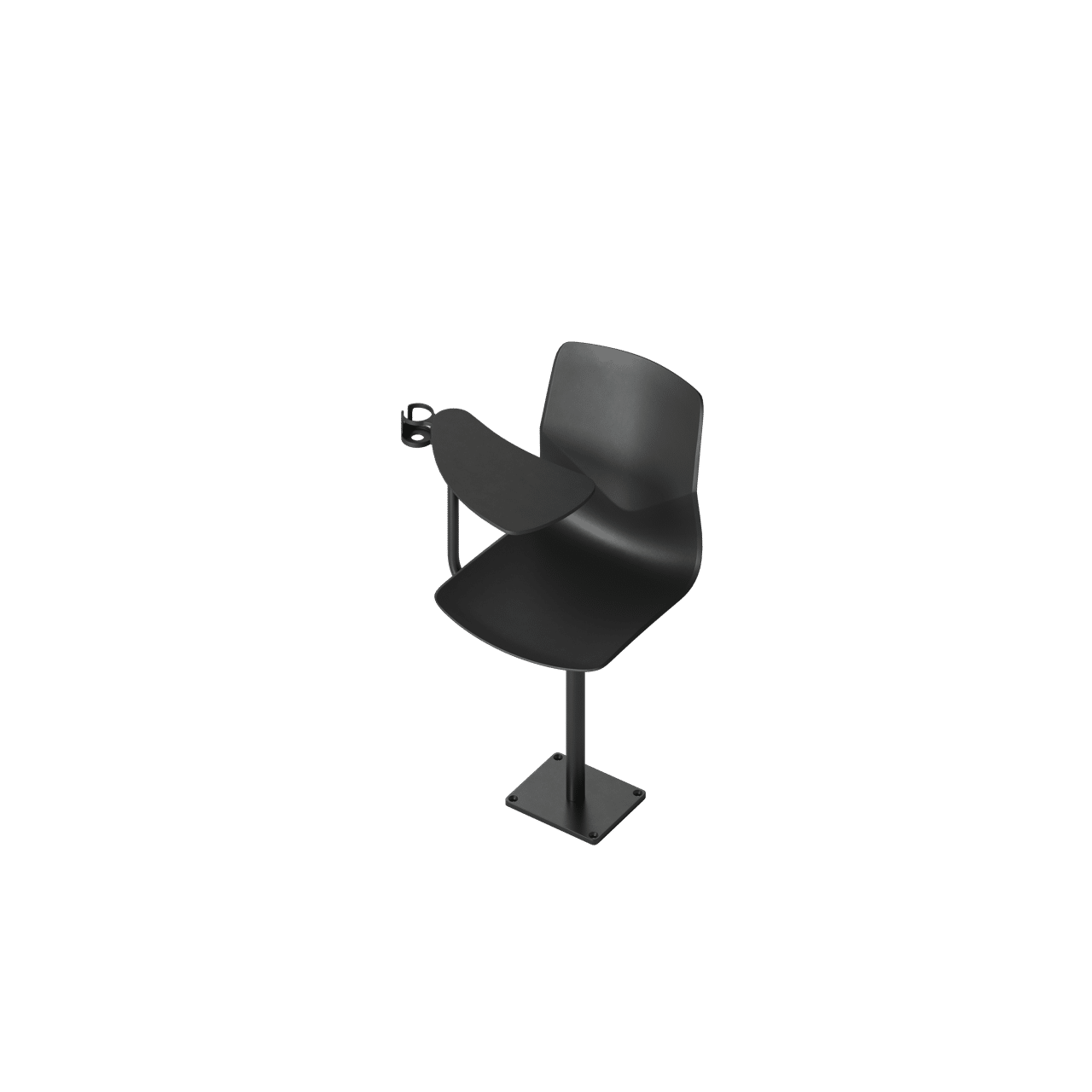 OCEE&FOUR – Chairs – FourSure Audi – Plastic shell - Swivel - TABB - Packshot Image 1 Large