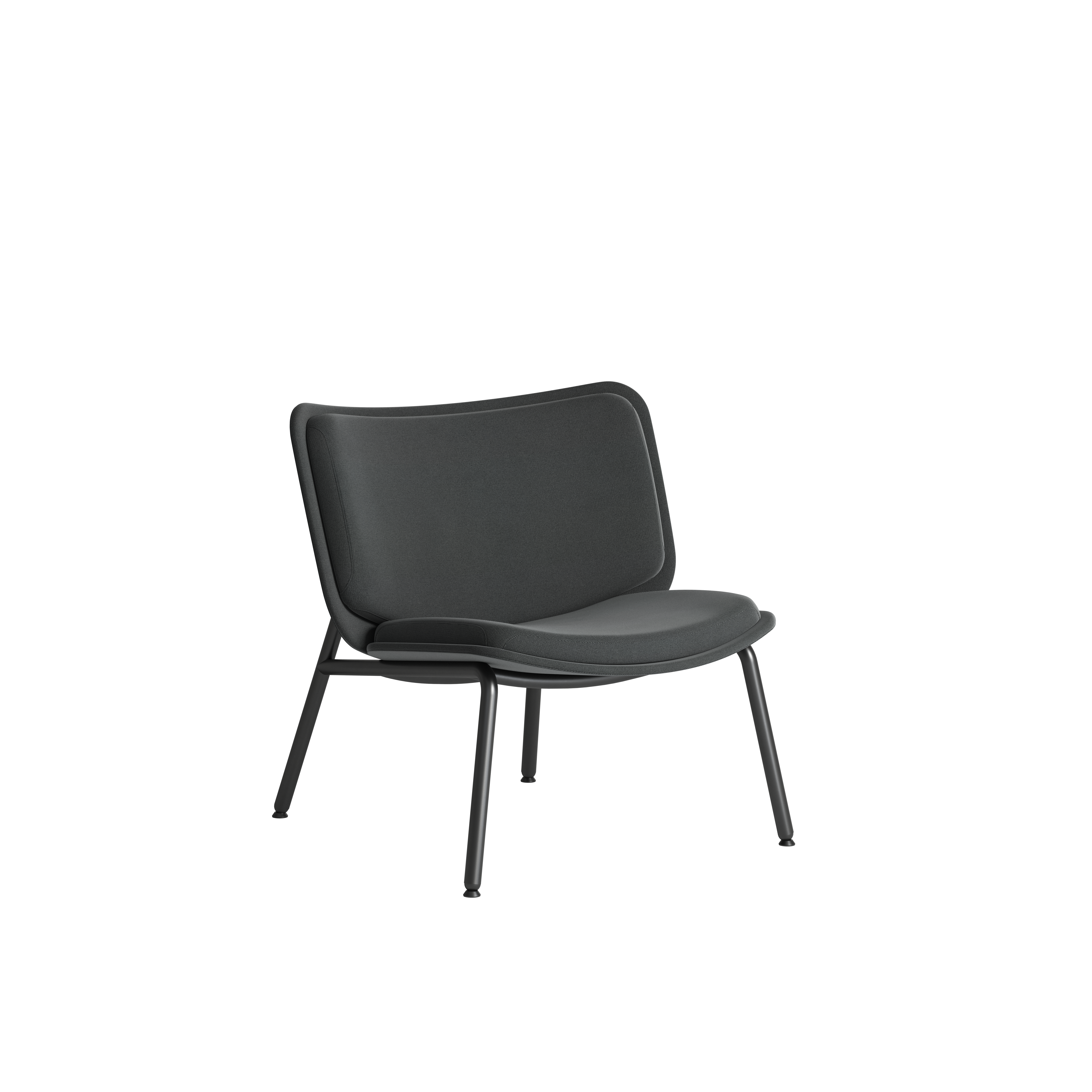 OCEE&FOUR – Soft Seating – FourAll Lounge Fully Upholstered Low Back Chair – Packshot Image 1
