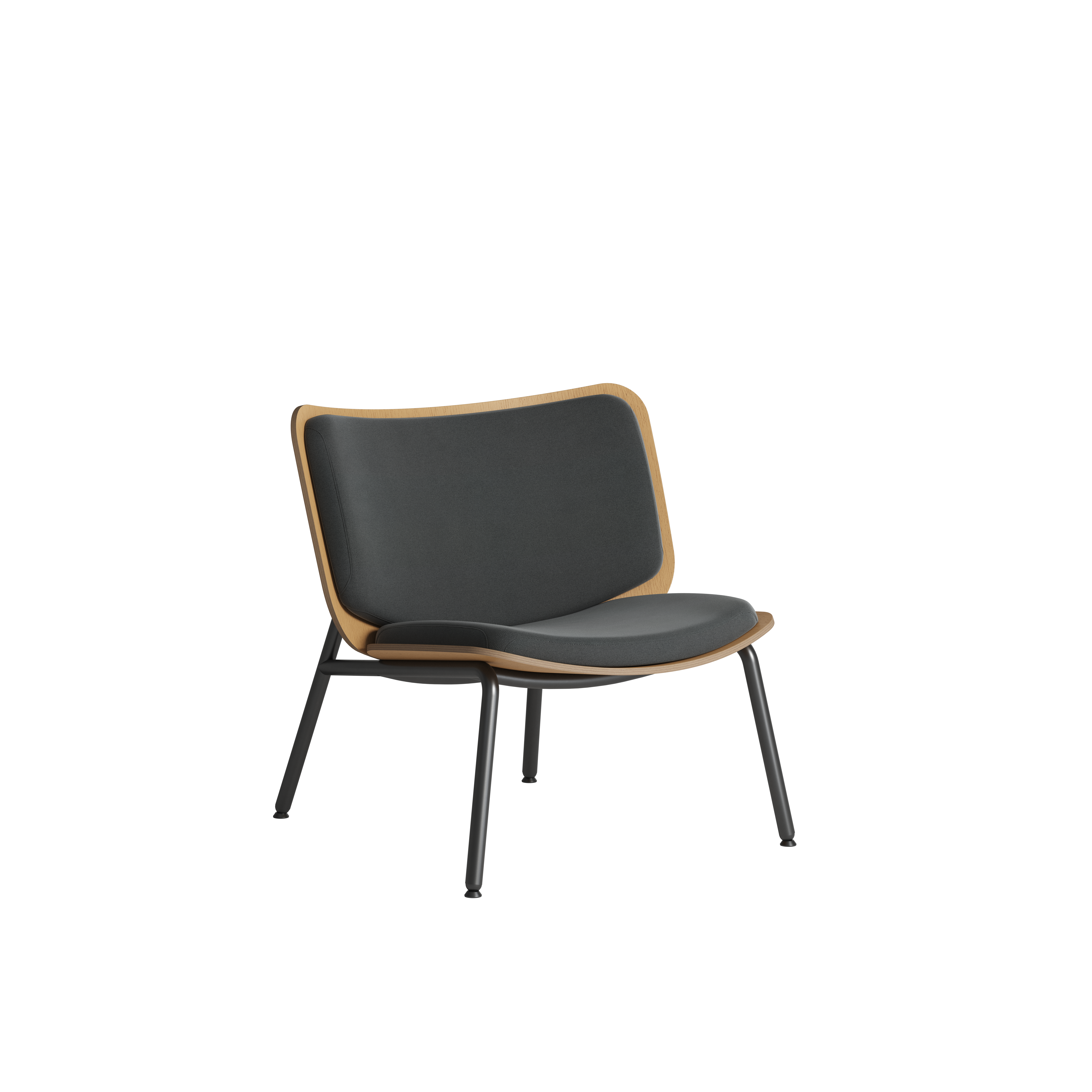 OCEE&FOUR – Soft Seating – FourAll Lounge Inner Upholstery Low Back Chair – Packshot Image 3