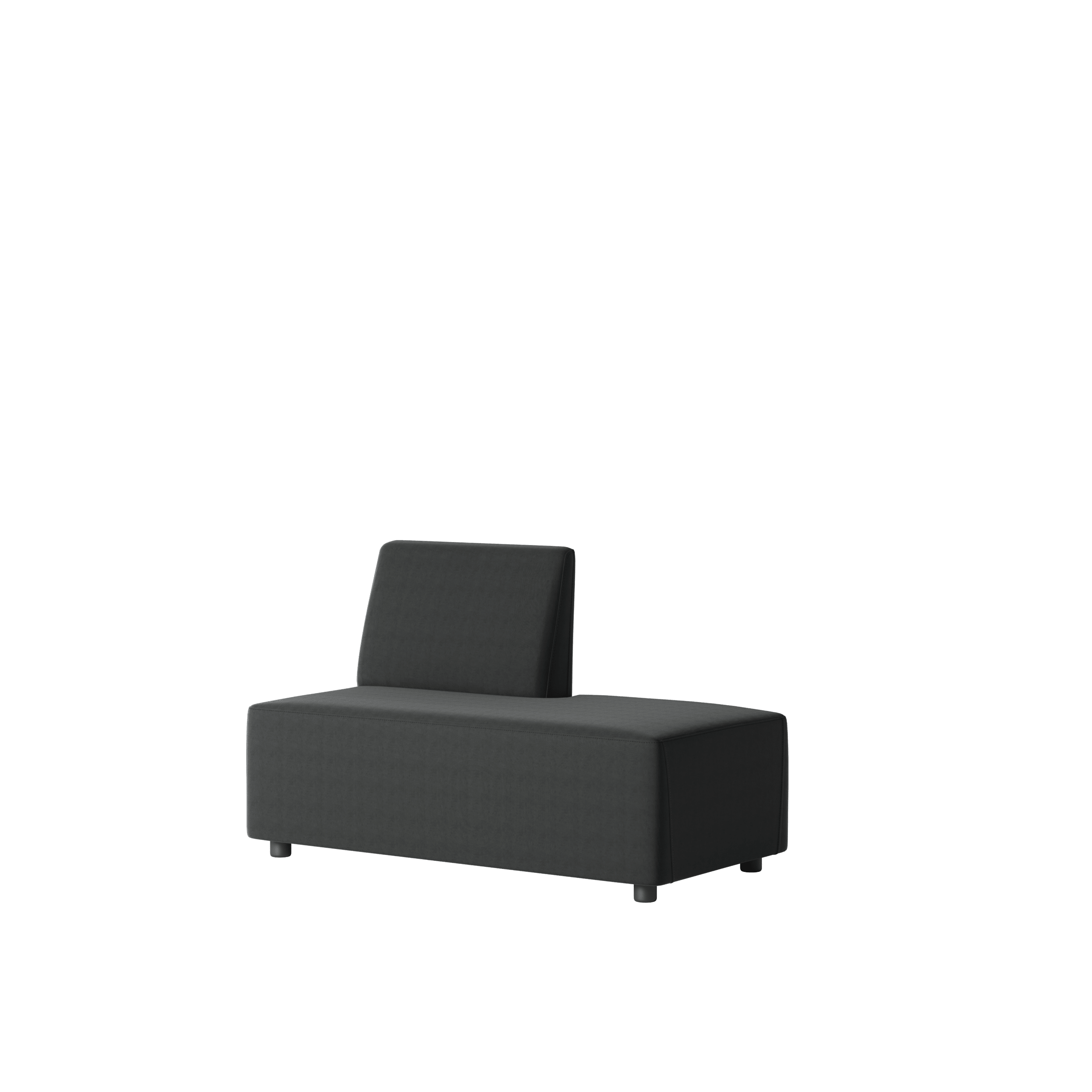 OCEE&FOUR – Soft Seating – FourLikes Sofa – Open End 1400 Left - Low Back Right - Packshot Image 1