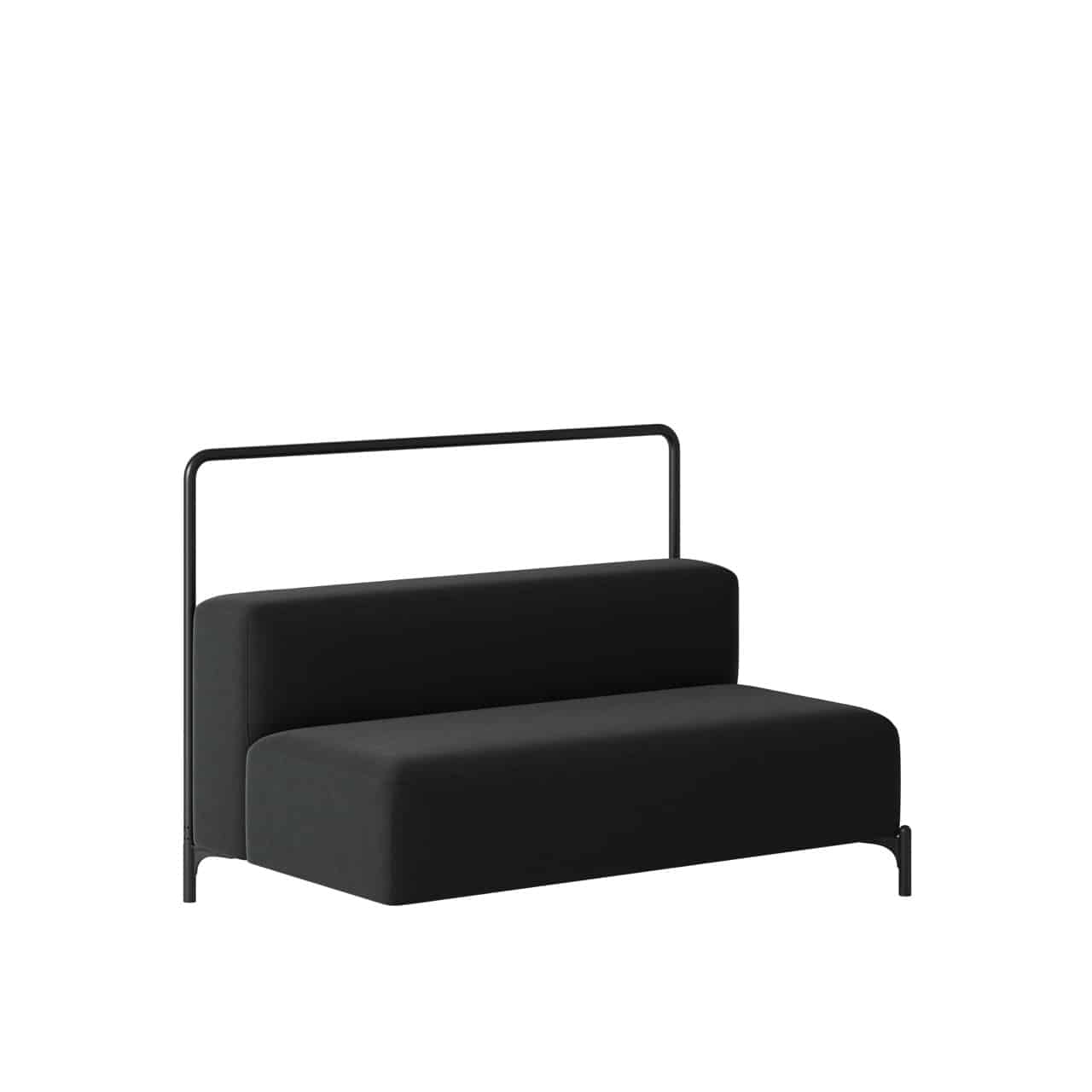 OCEE&FOUR – Soft Seating – FourPeople Modules – 2 Seater - Low Back - End Module - Back Panel H1020 - Packshot Image 2 Large