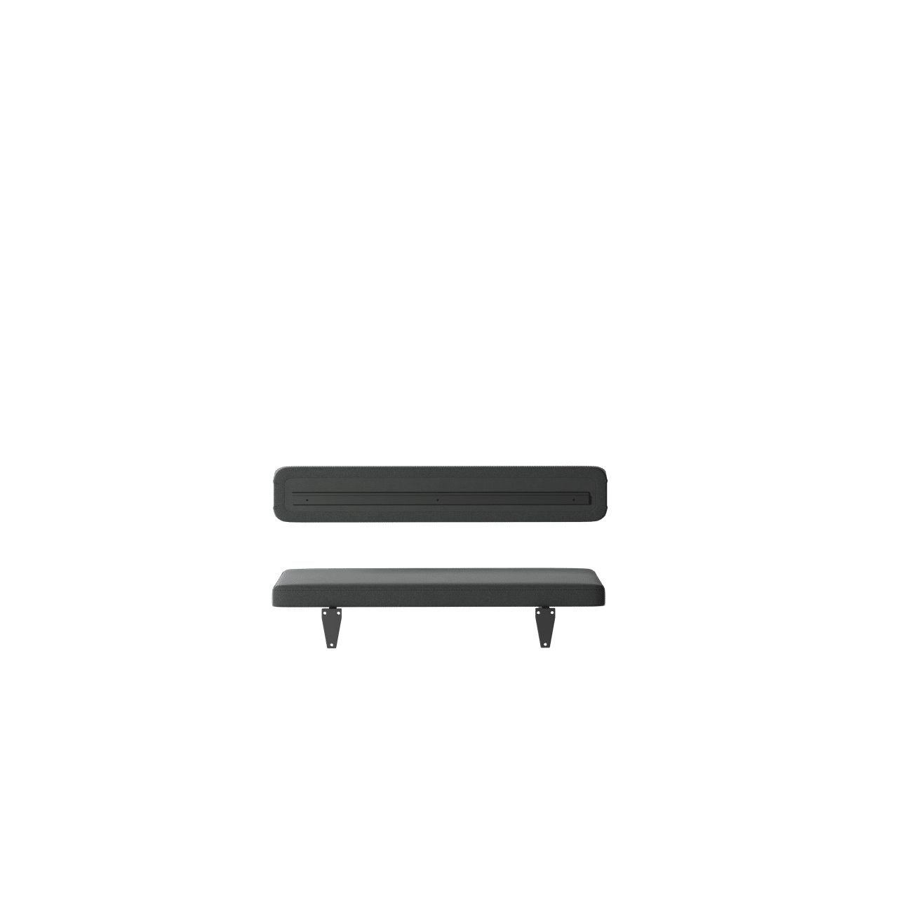 OCEE&FOUR – Stools & Benches – FourLikes Wall Bench – 100 - 110 cm seat - Packshot Image 4 Large