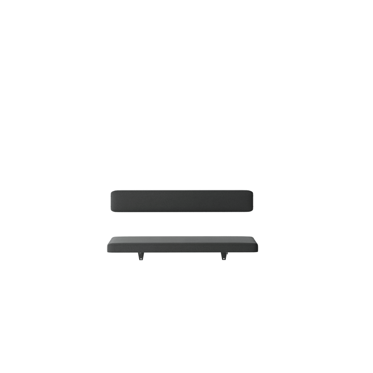 OCEE&FOUR – Stools & Benches – FourLikes Wall Bench – 110 - 120 cm seat - Packshot Image 1 Large