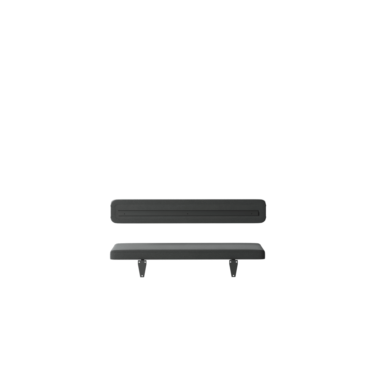 OCEE&FOUR – Stools & Benches – FourLikes Wall Bench – 110 - 120 cm seat - Packshot Image 4 Large