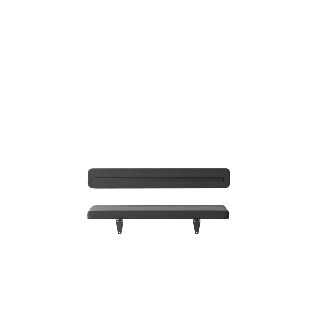 OCEE&FOUR – Stools & Benches – FourLikes Wall Bench – 120 - 130 cm seat - Packshot Image 4 Large