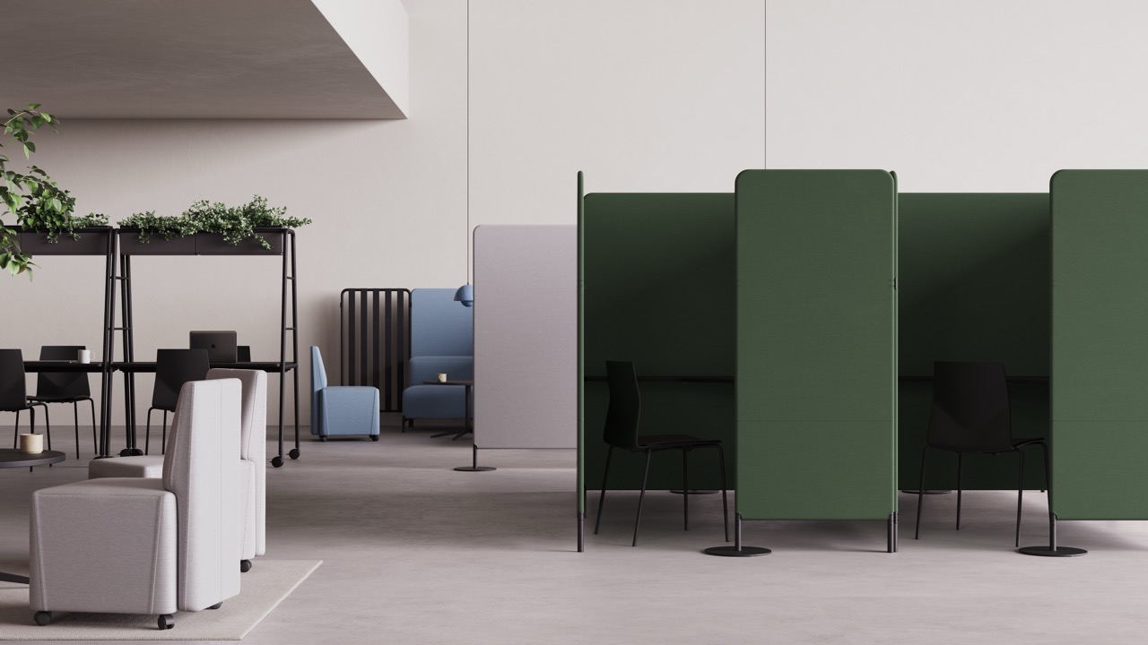 OCEE&FOUR – Work & Study Booths – FourPeople Work Booth – Lifestyle Image 2 Large