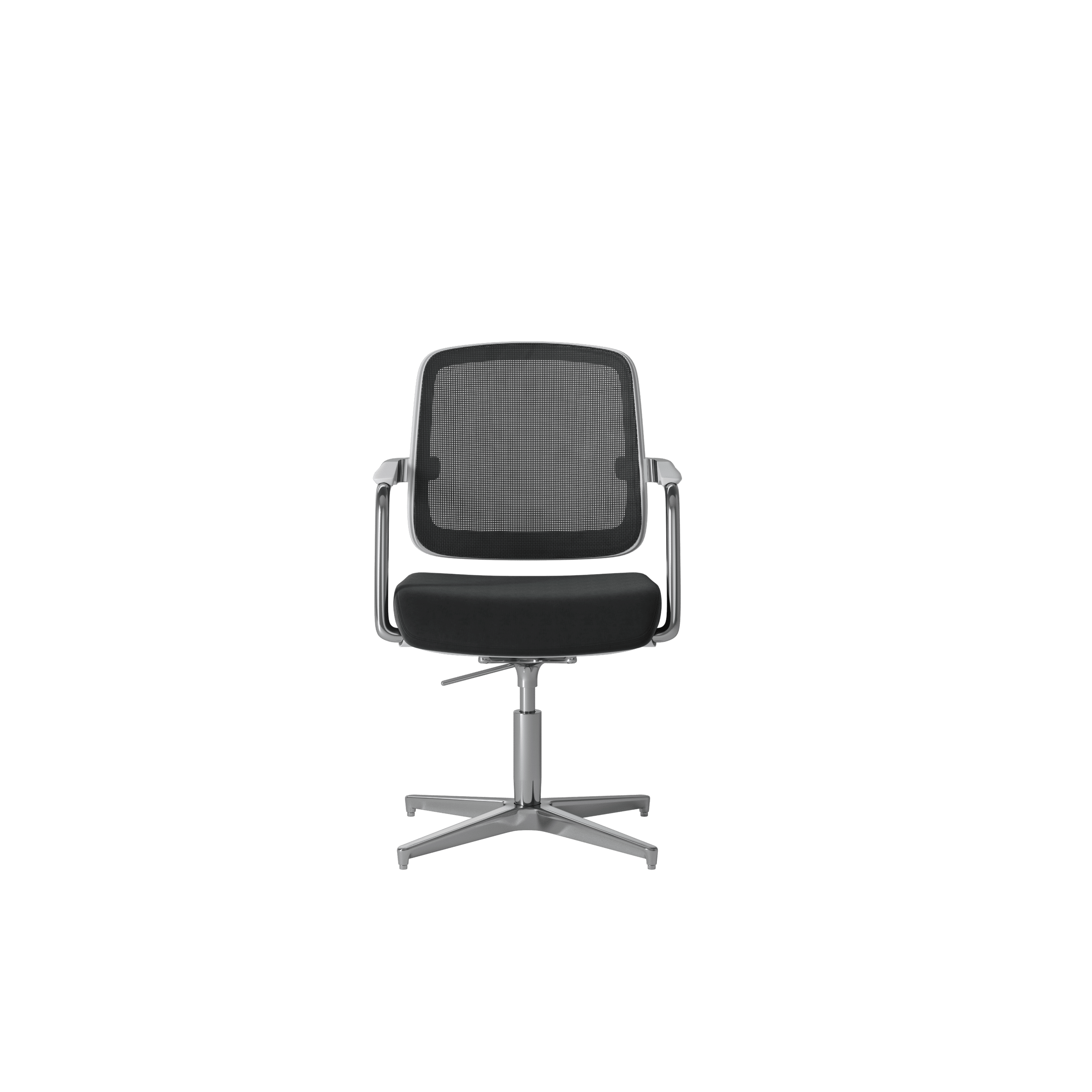 OCEE DESIGN - abm4W - Mesh white 4 star base chair 1