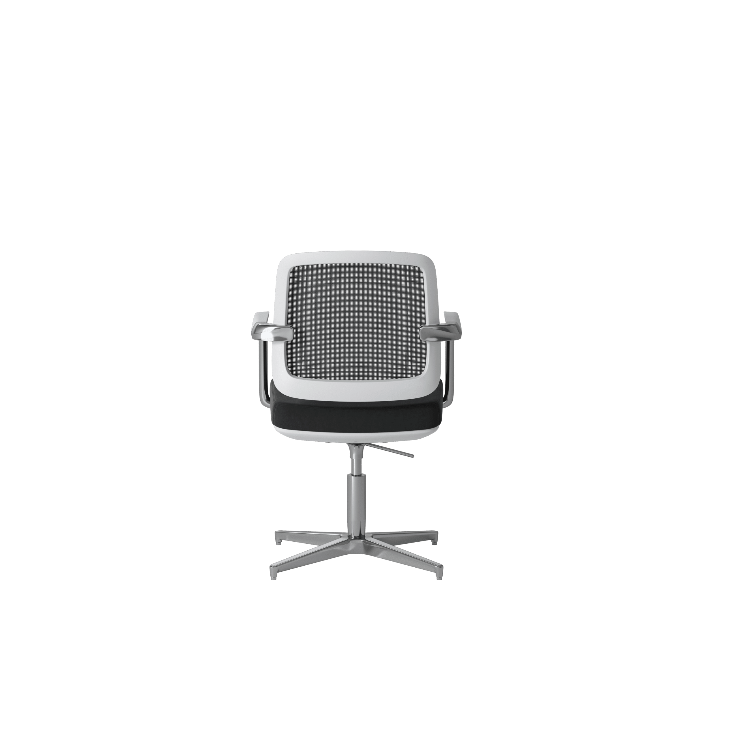 OCEE DESIGN - abm4W - Mesh white 4 star base chair 4