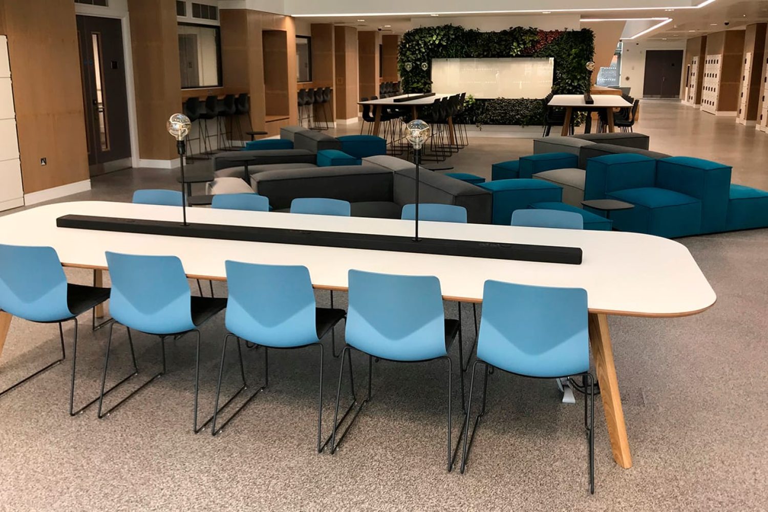 A room with Ocee and Four Design table and chairs in it at Coventry University