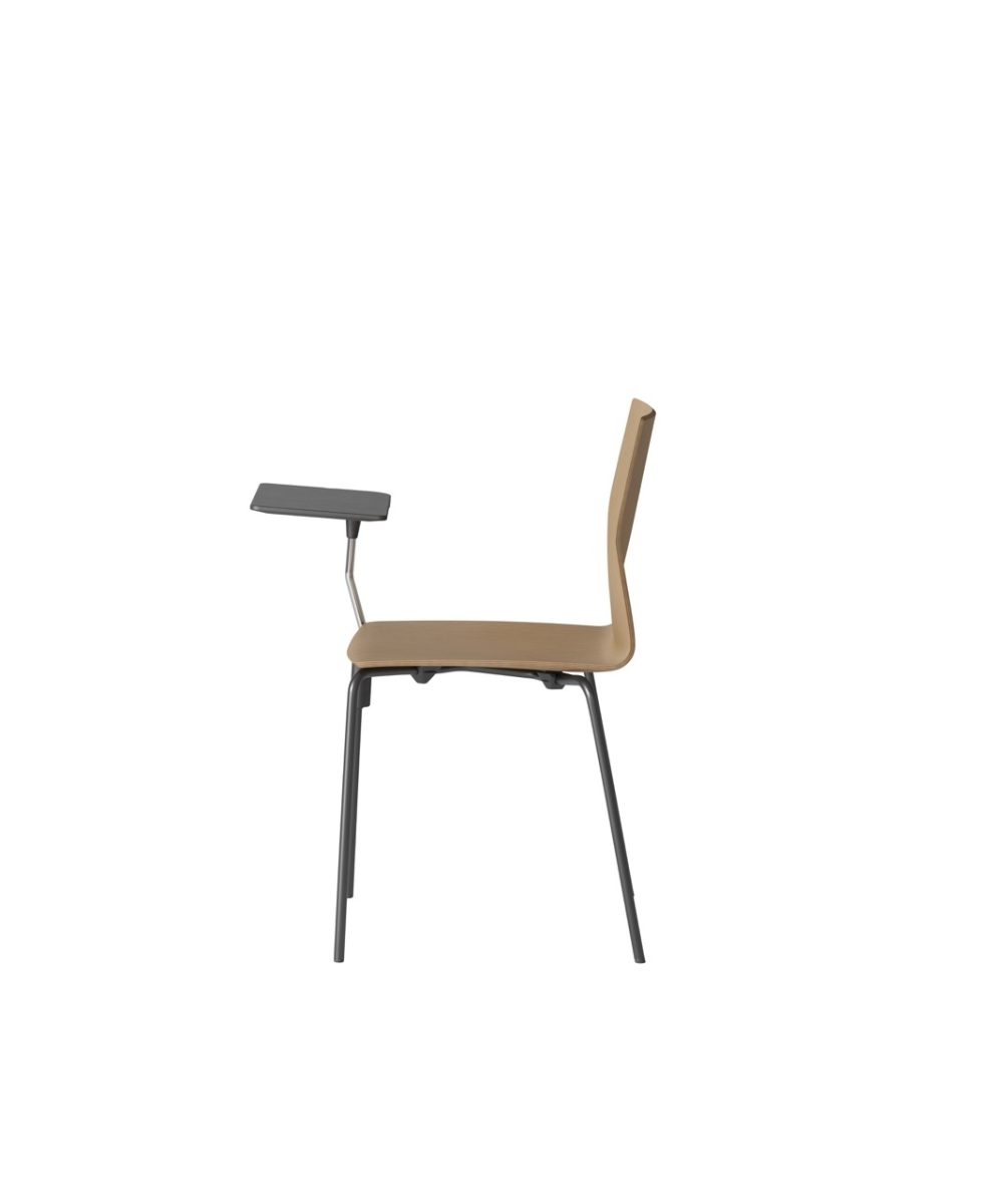 OCEE&FOUR – Chairs – FourCast 2 Four – Veneer shell - Inno Note - Packshot Image 2 Large