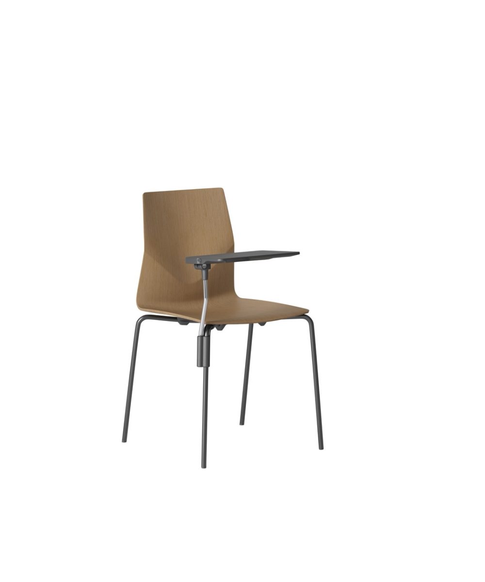OCEE&FOUR – Chairs – FourCast 2 Four – Veneer shell - Inno Note - Packshot Image 4 Large